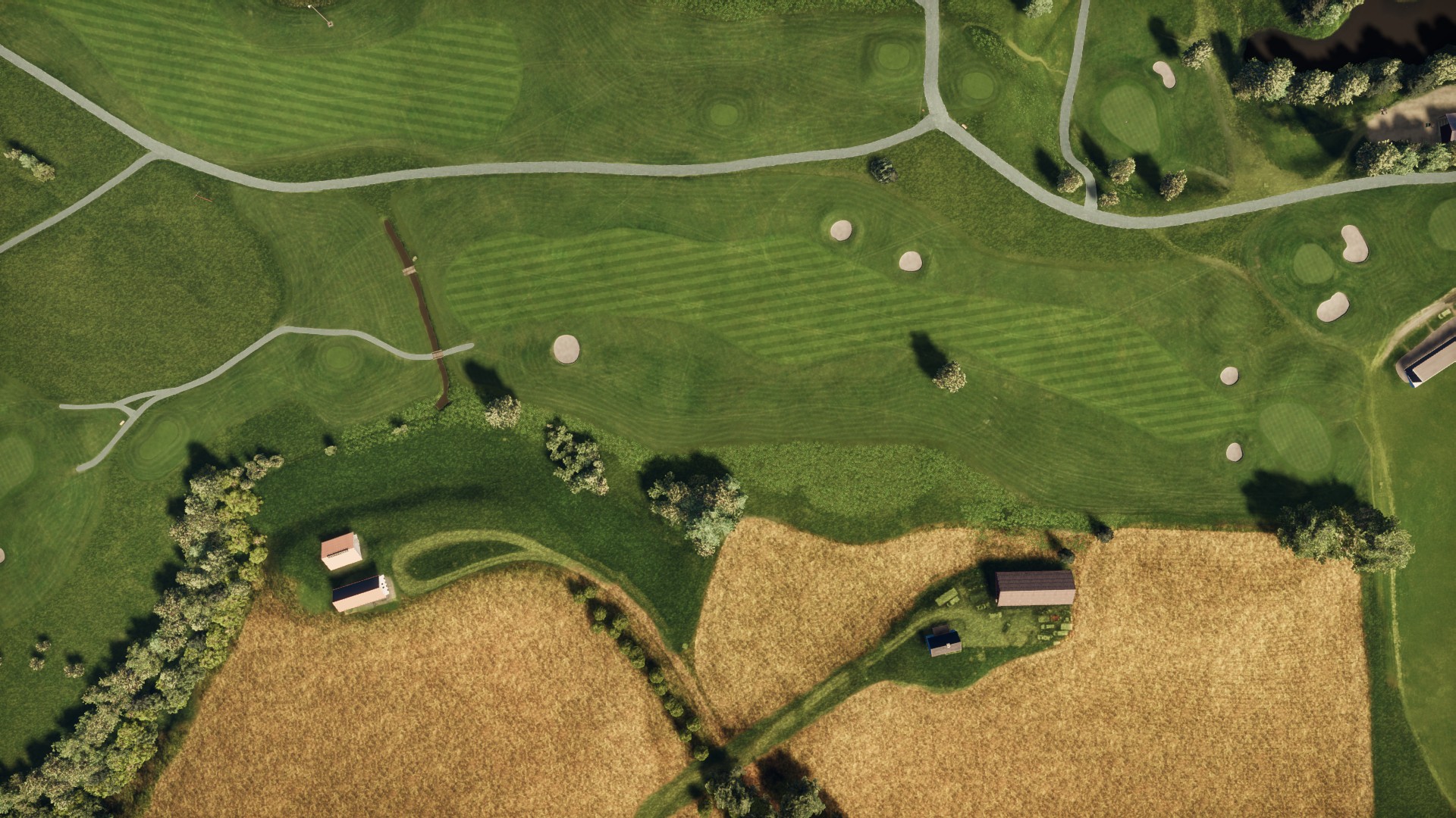 Hole 9 at Drammen GK