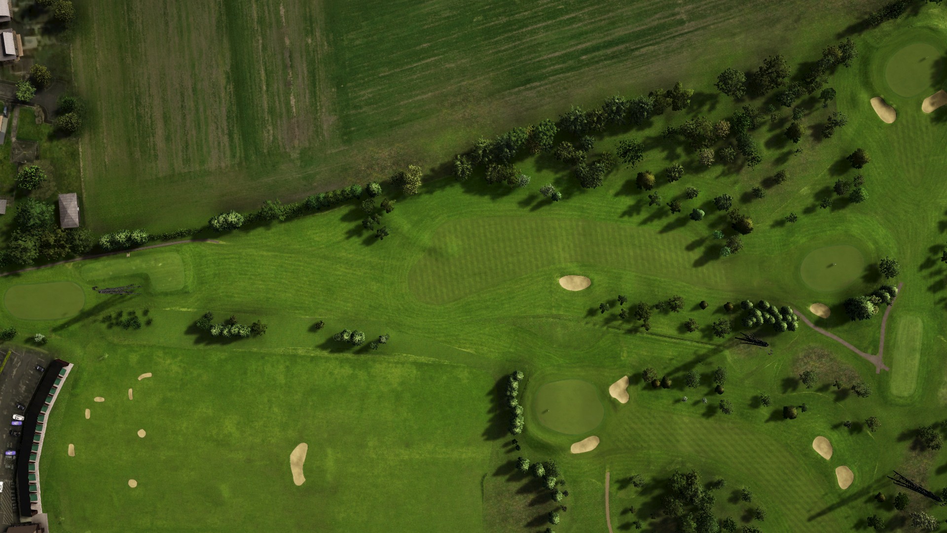 Hole 1 at Drayton Park Golf Club