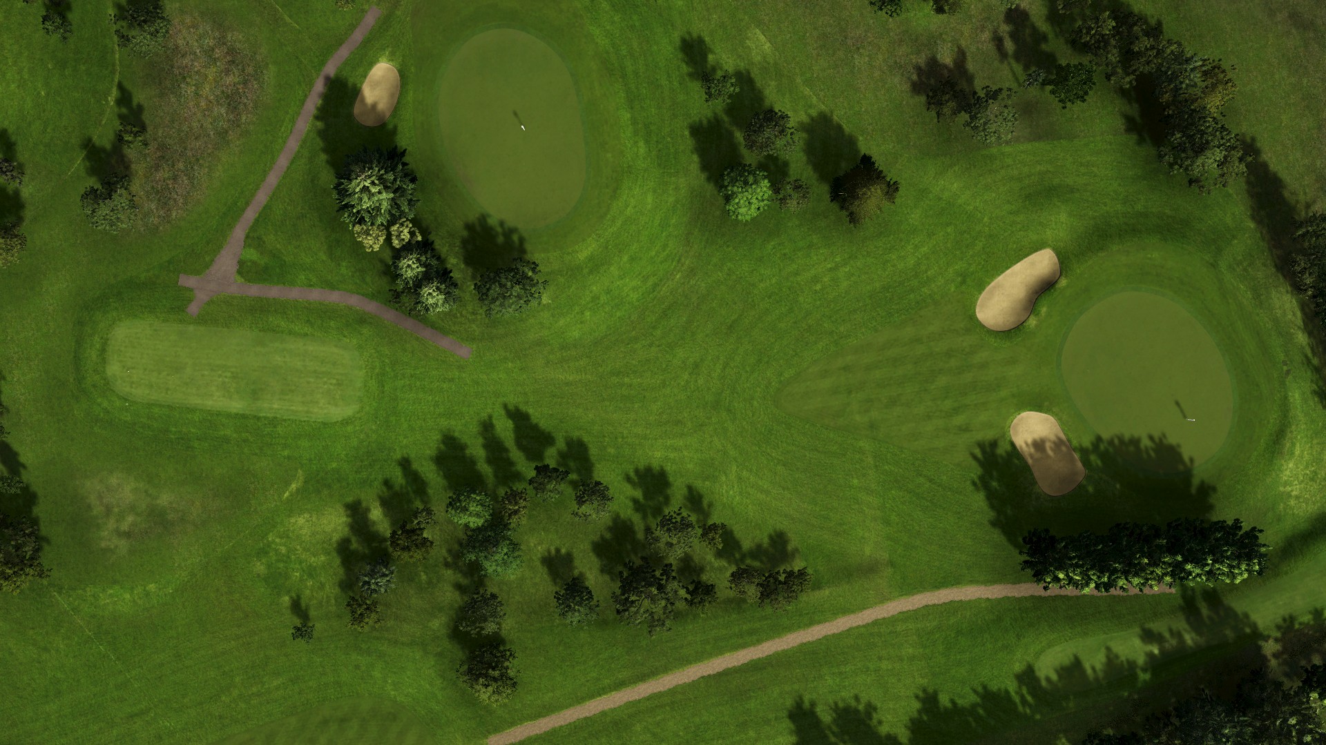 Hole 2 at Drayton Park Golf Club