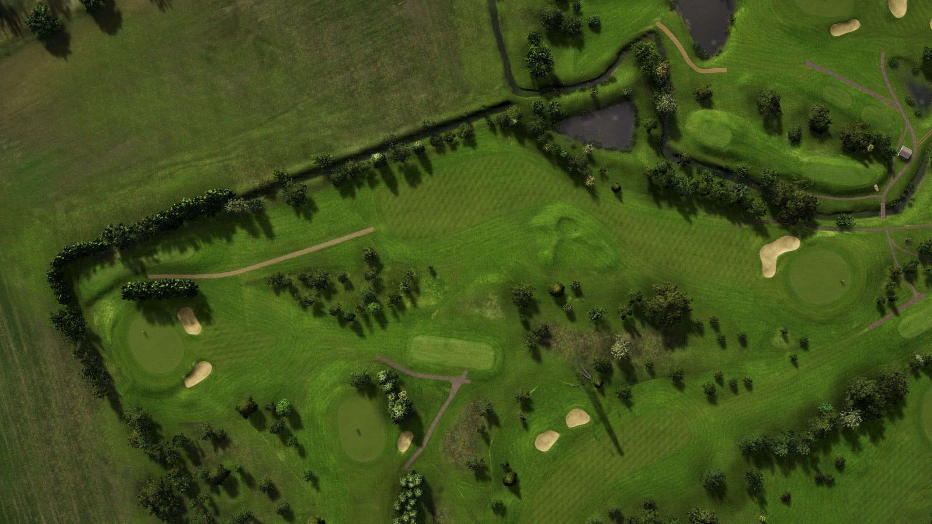Hole 3 at Drayton Park Golf Club
