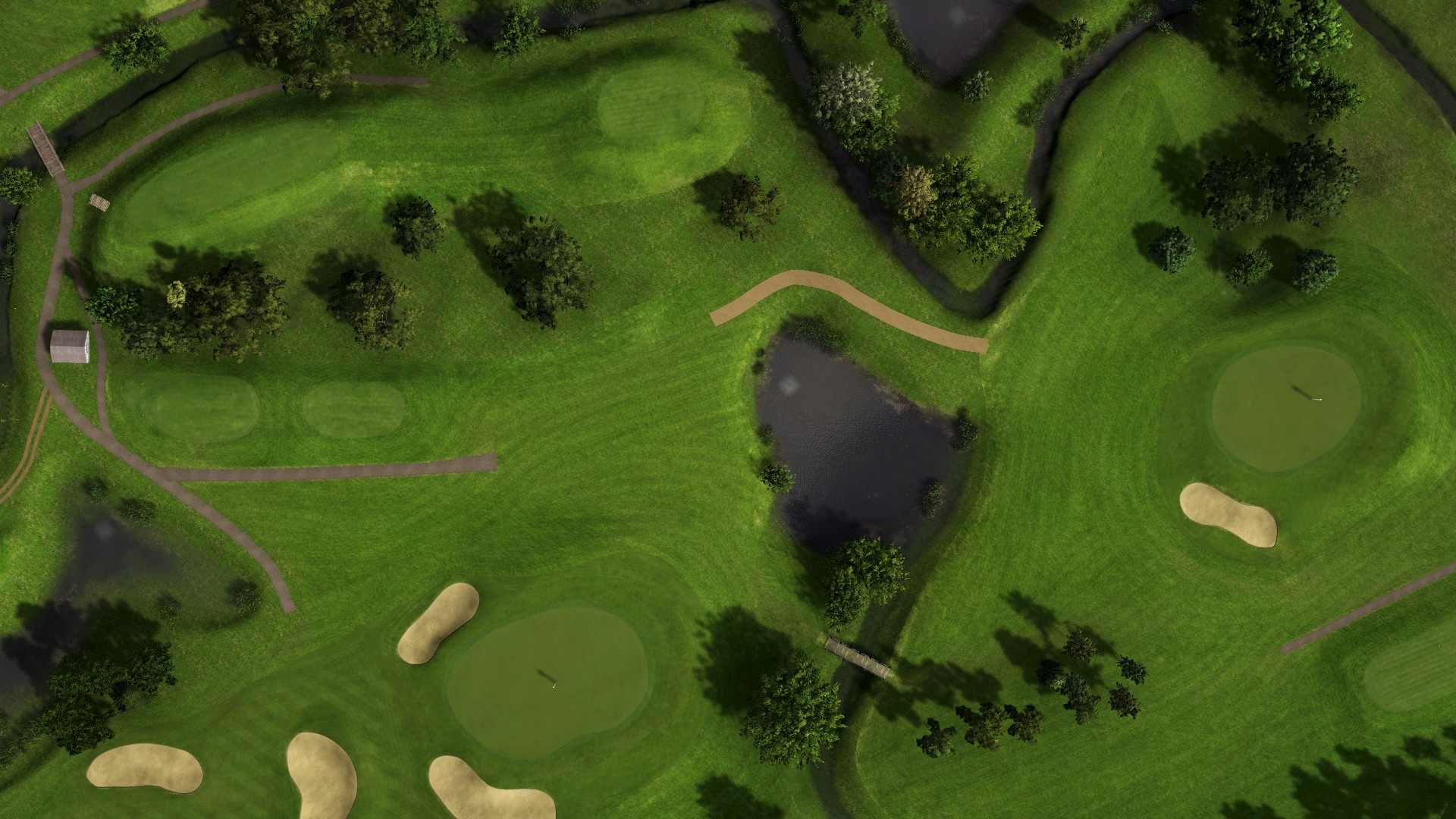 Hole 4 at Drayton Park Golf Club