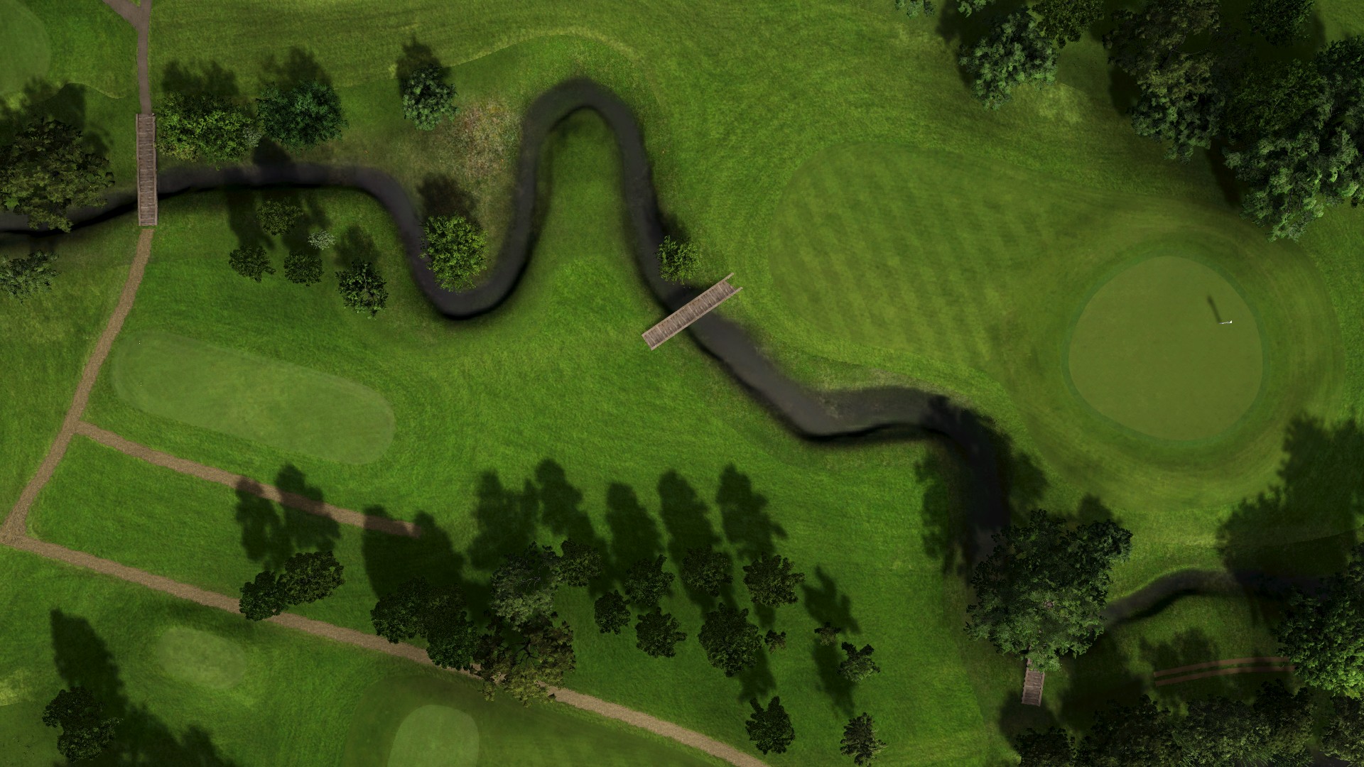 Hole 14 at Drayton Park Golf Club