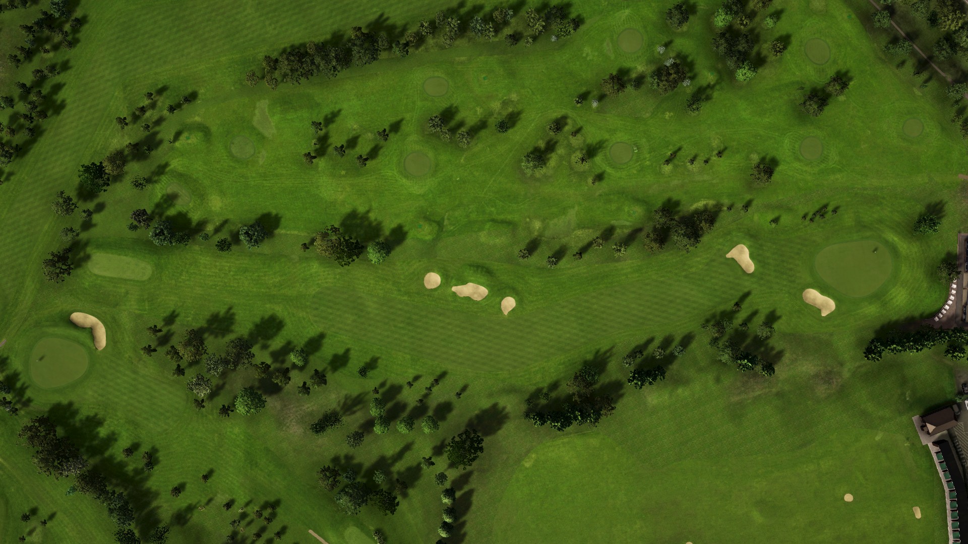 Hole 18 at Drayton Park Golf Club