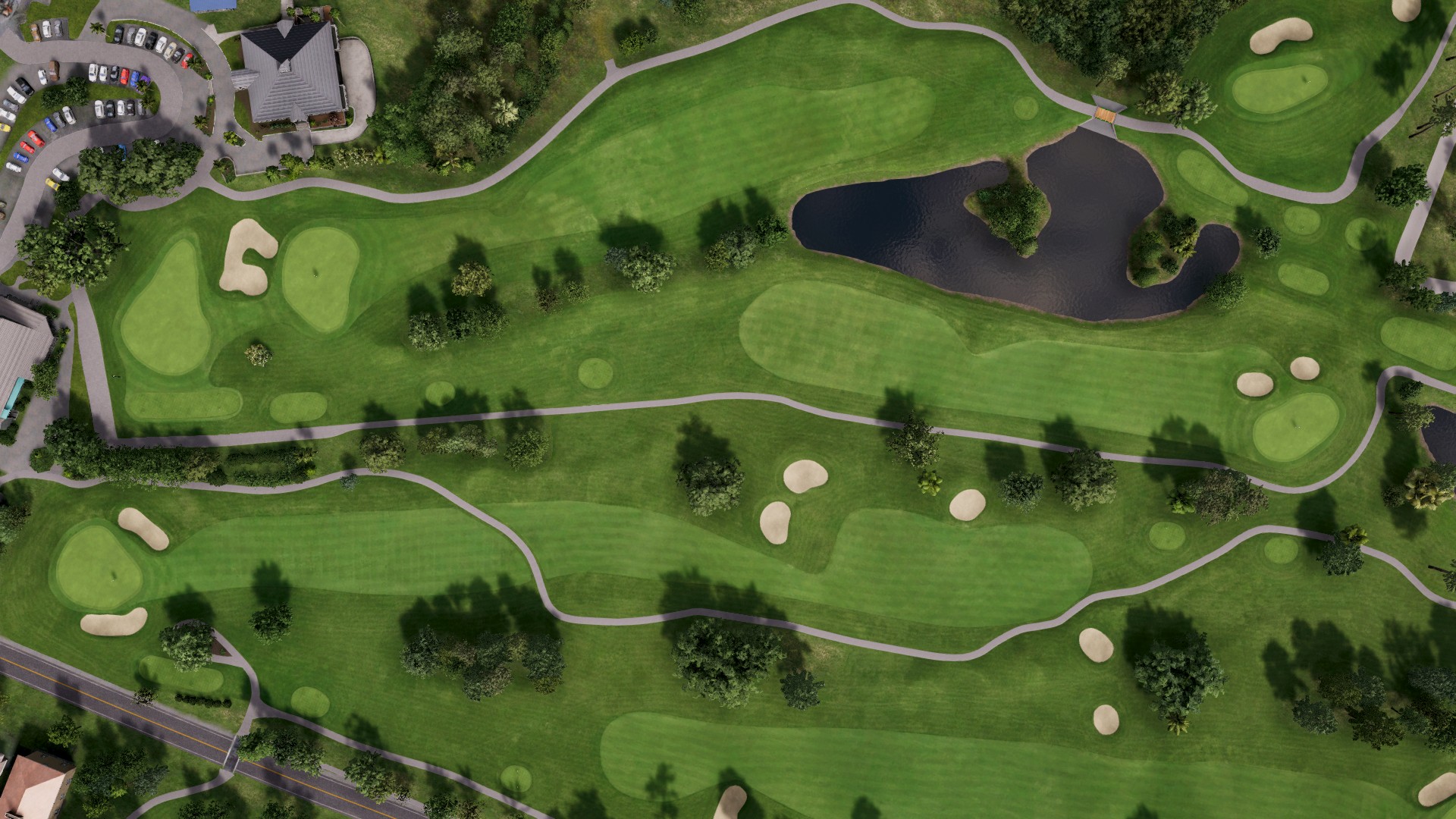 Hole 1 at Dubsdread Golf Course