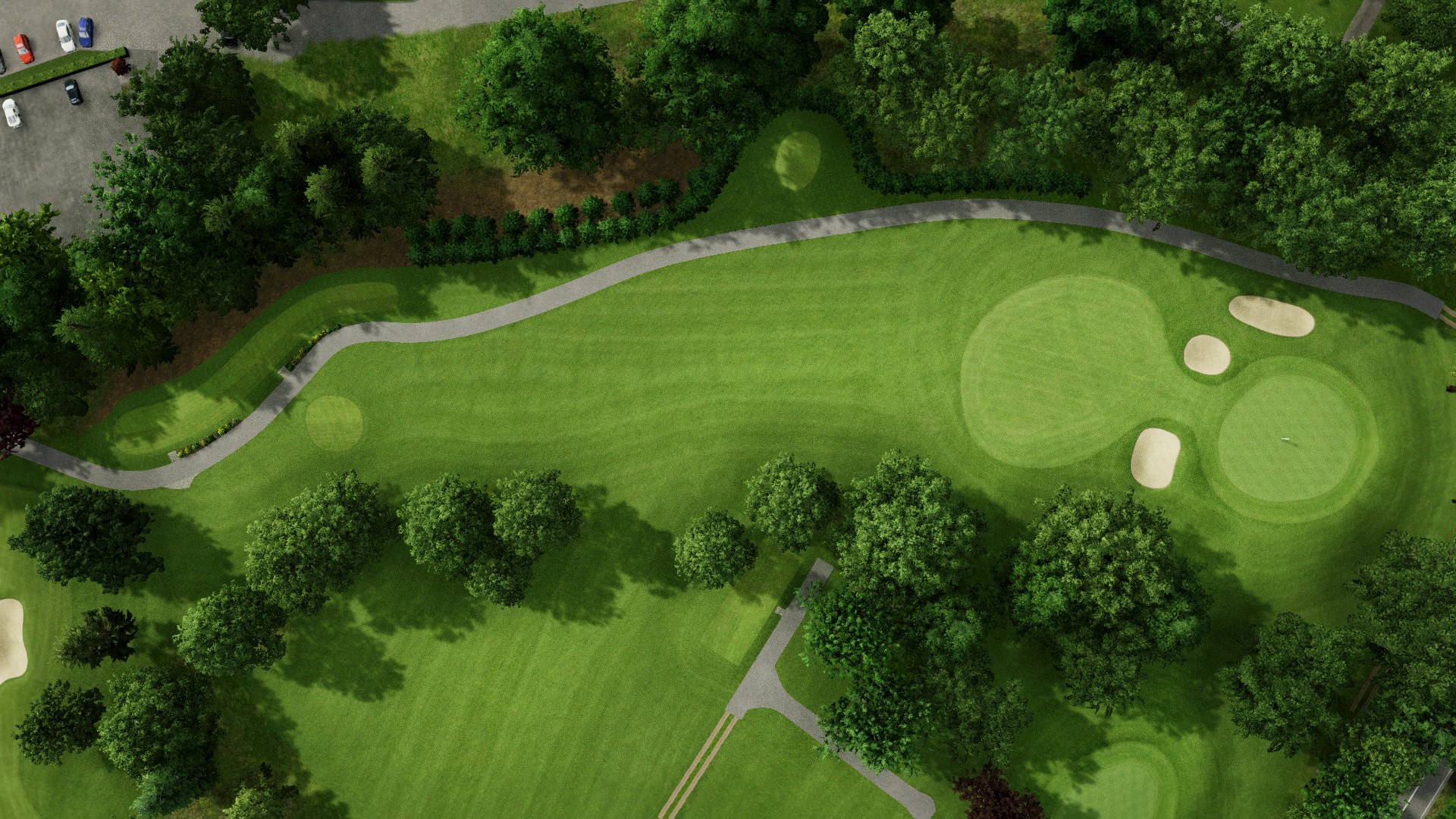 Hole 3 at Dundrum Golf Club
