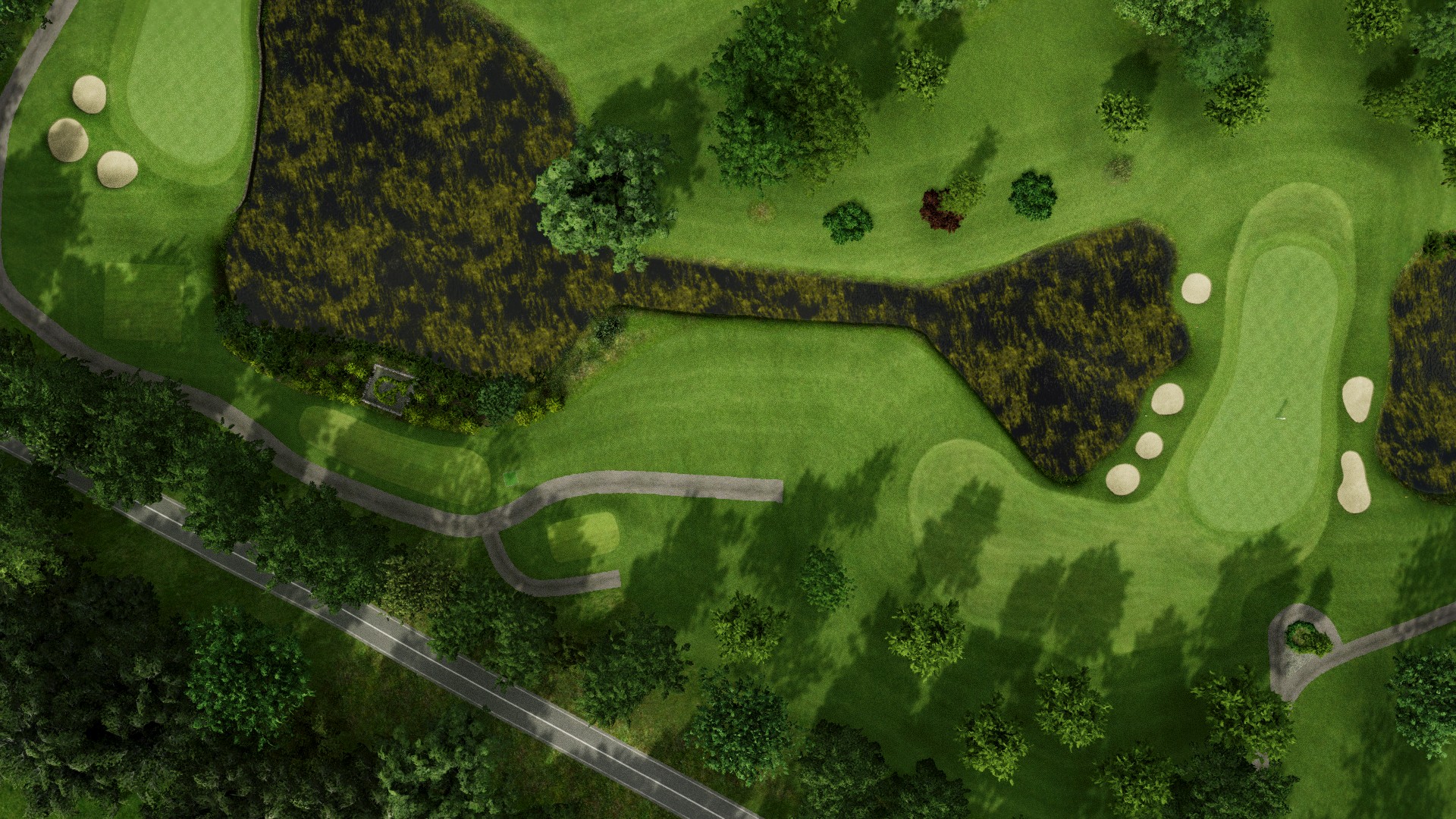 Hole 6 at Dundrum Golf Club