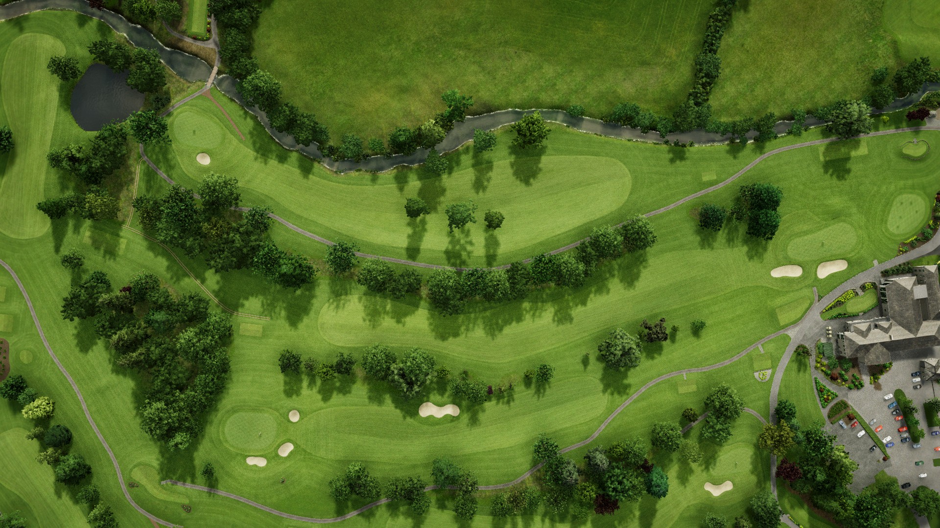 Hole 18 at Dundrum Golf Club