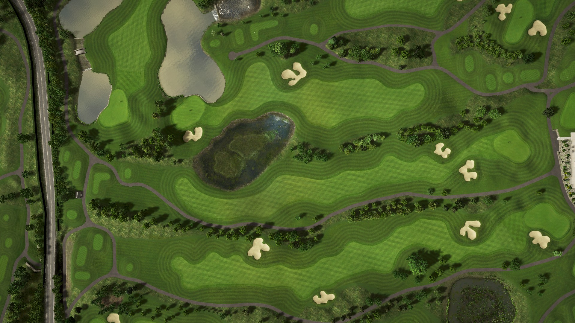 Hole 18 at Dun Laoghaire Golf Club (Upper/Middle)