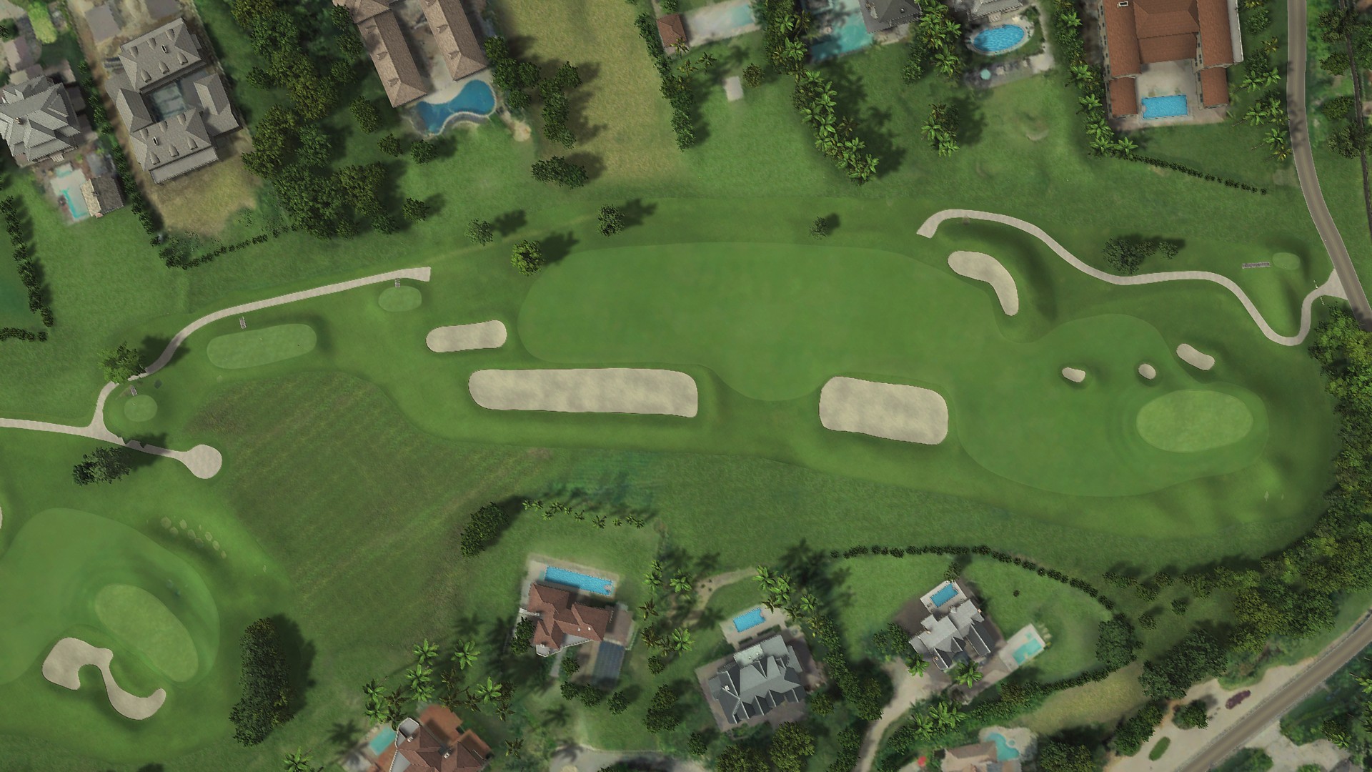 Hole 2 at Dye Fore Golf Course, Marina & Chavon