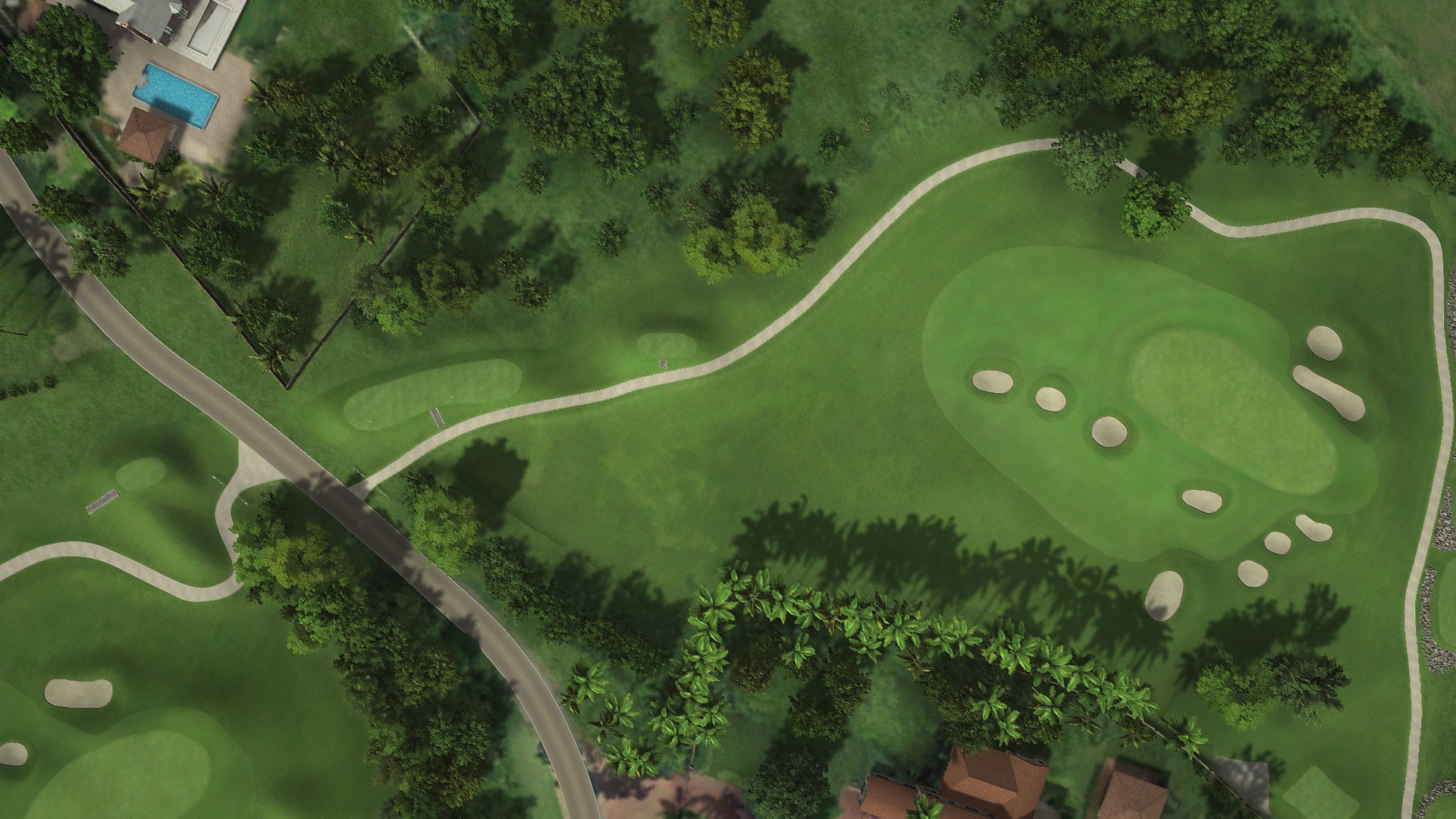 Hole 3 at Dye Fore Golf Course, Marina & Chavon