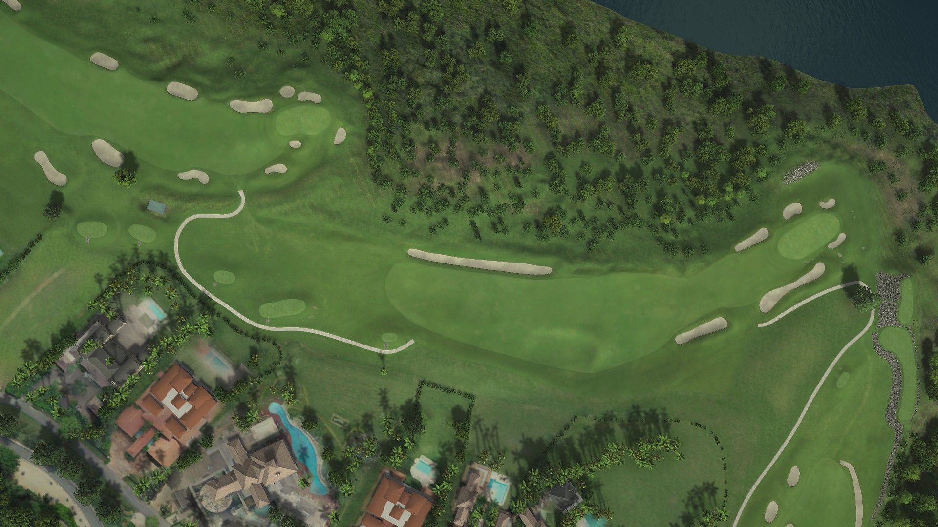 Hole 5 at Dye Fore Golf Course, Marina & Chavon