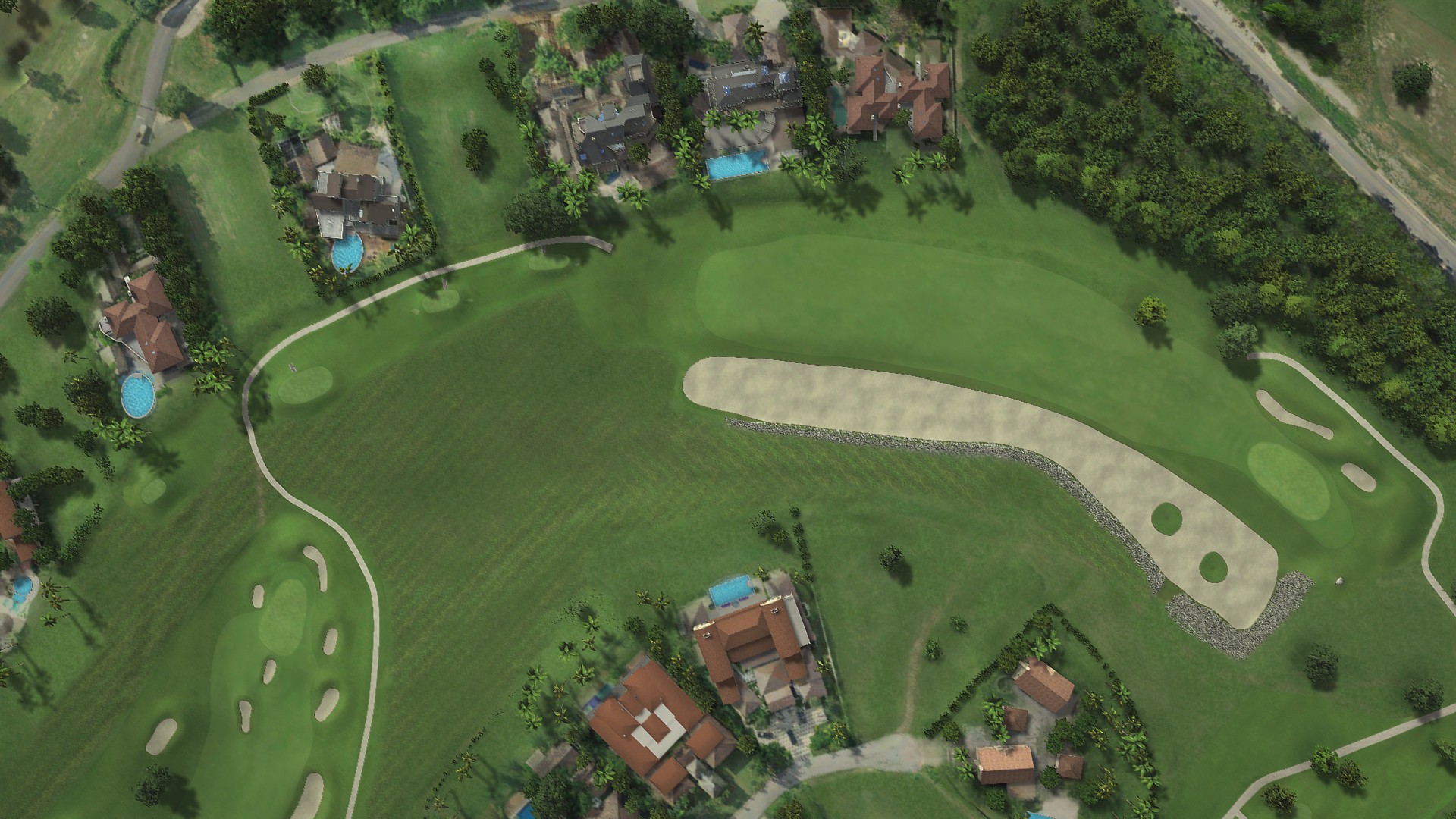 Hole 9 at Dye Fore Golf Course, Marina & Chavon