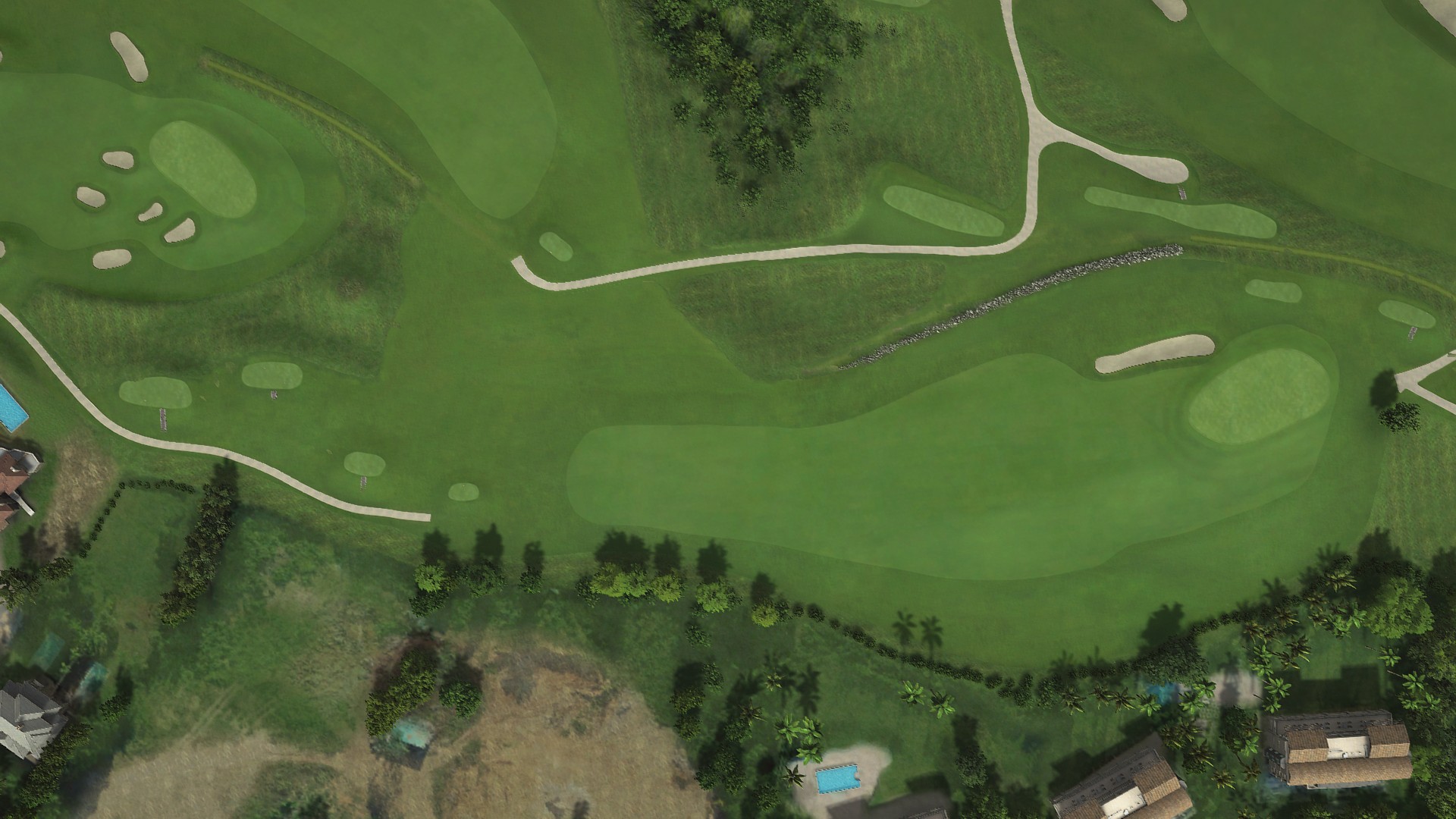 Hole 17 at Dye Fore Golf Course, Marina & Chavon