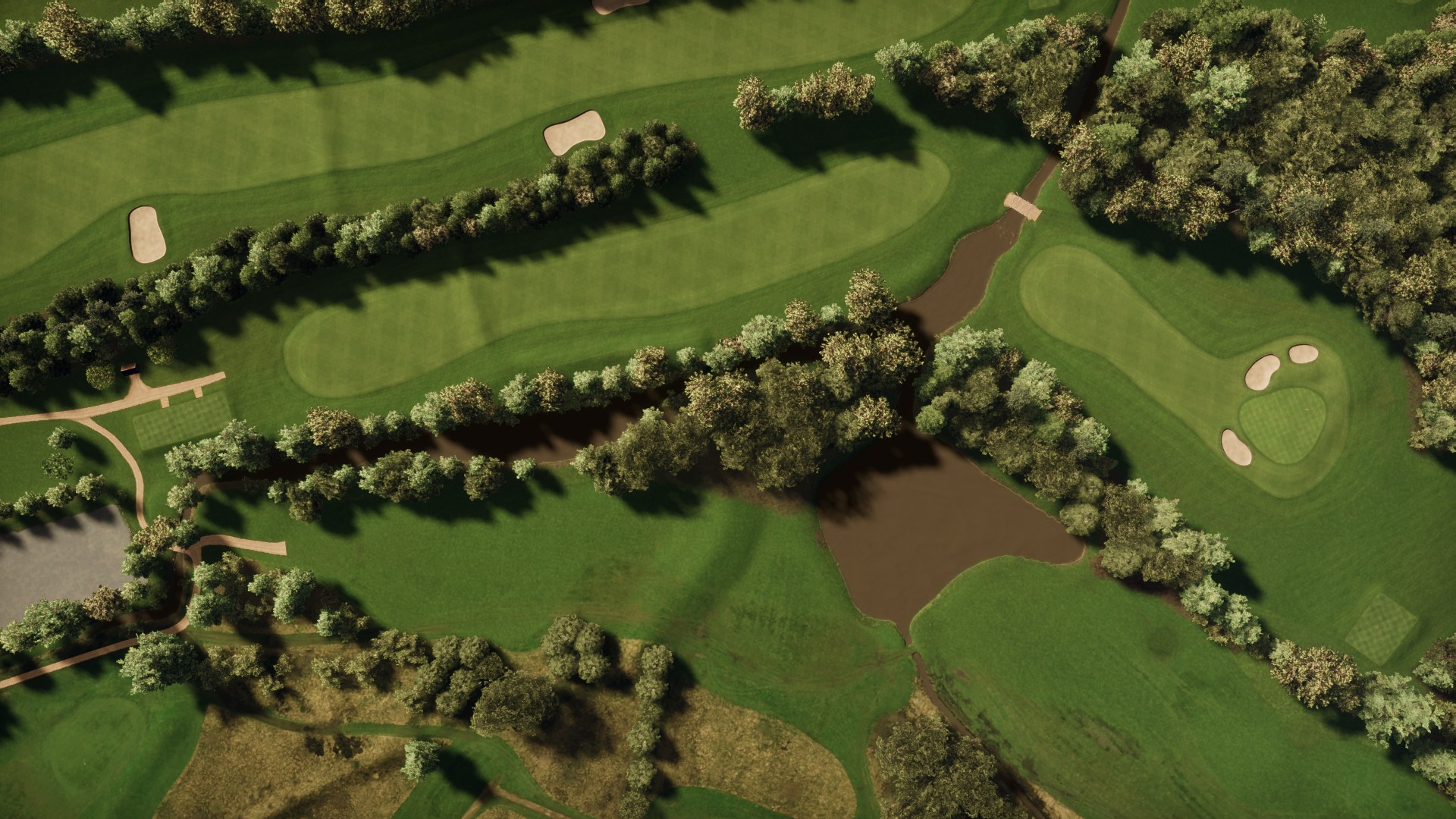 Hole 1 at Eden Golf Club