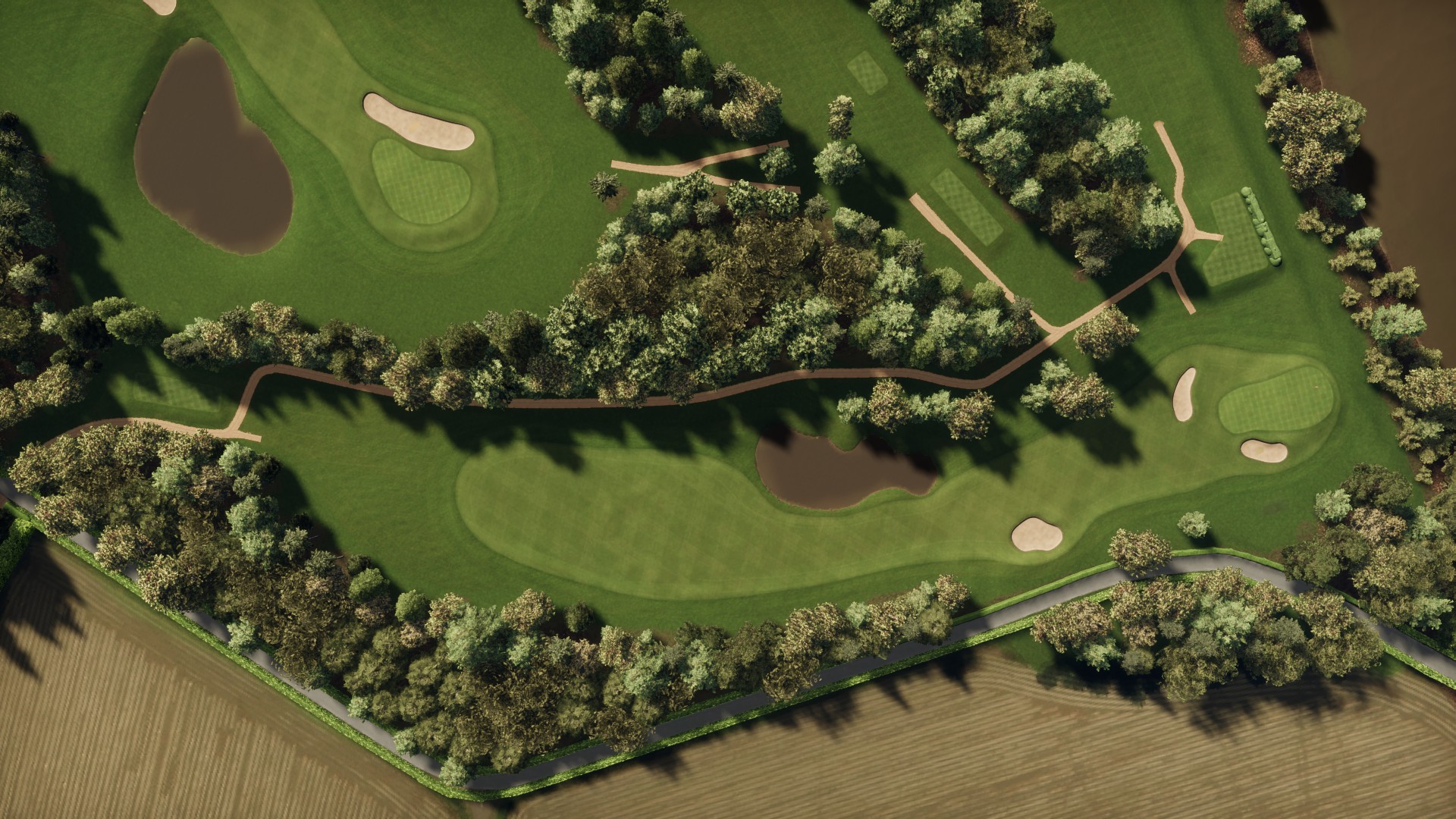Hole 3 at Eden Golf Club
