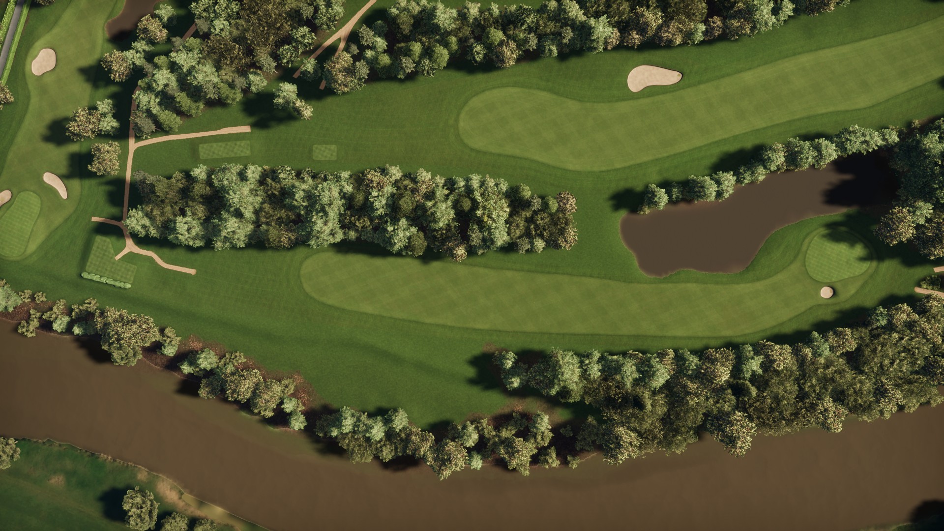Hole 4 at Eden Golf Club