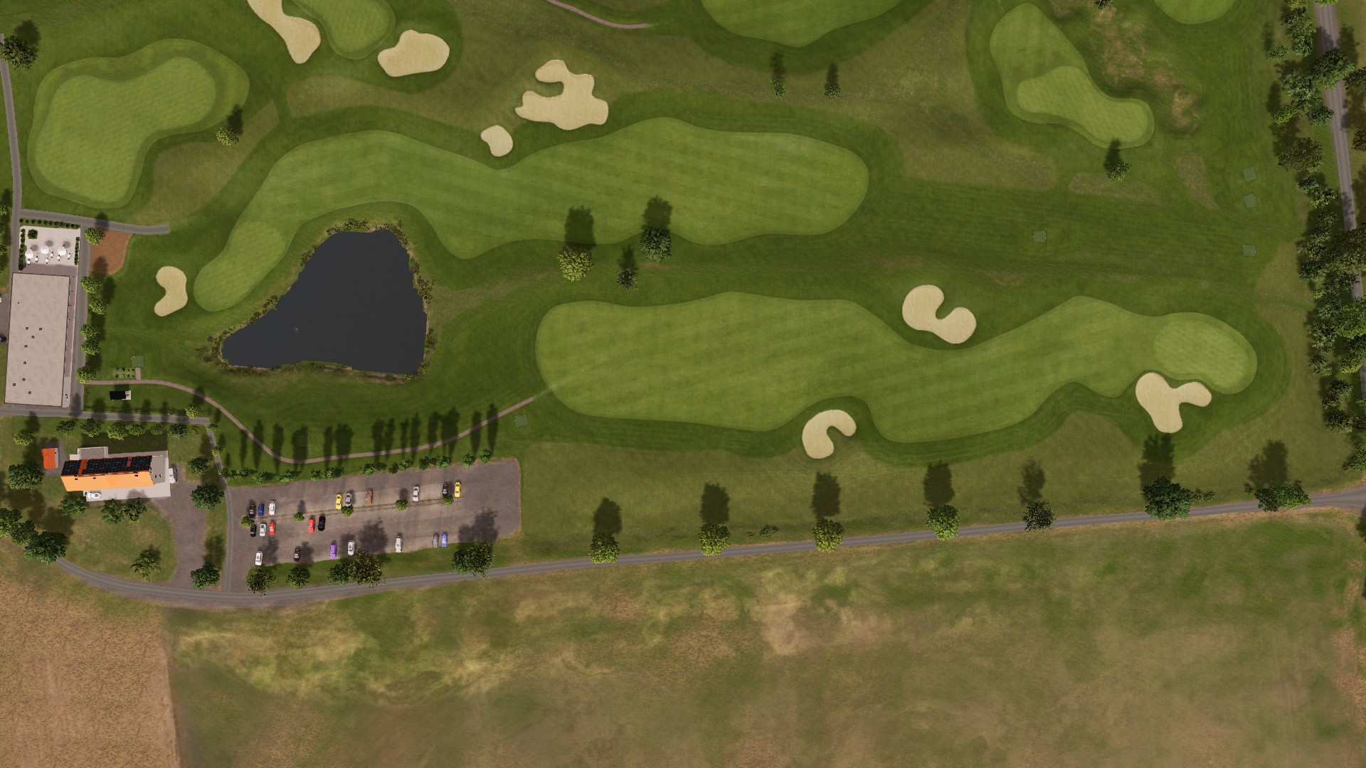 Hole 1 at Eichenried OPEN.9