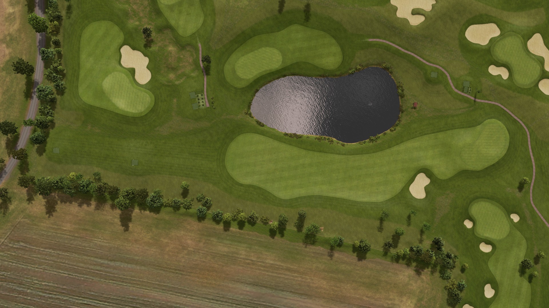 Hole 3 at Eichenried OPEN.9