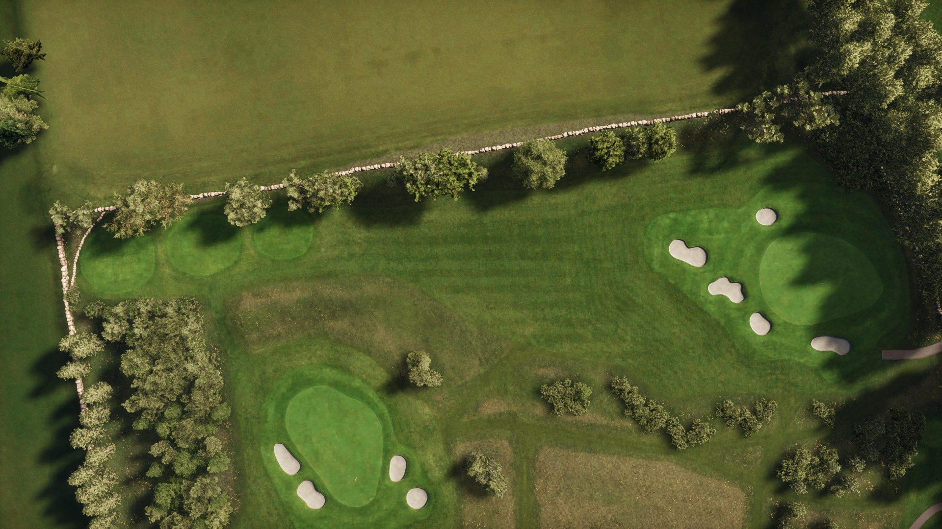 Hole 3 at Elisefarm Golf Club