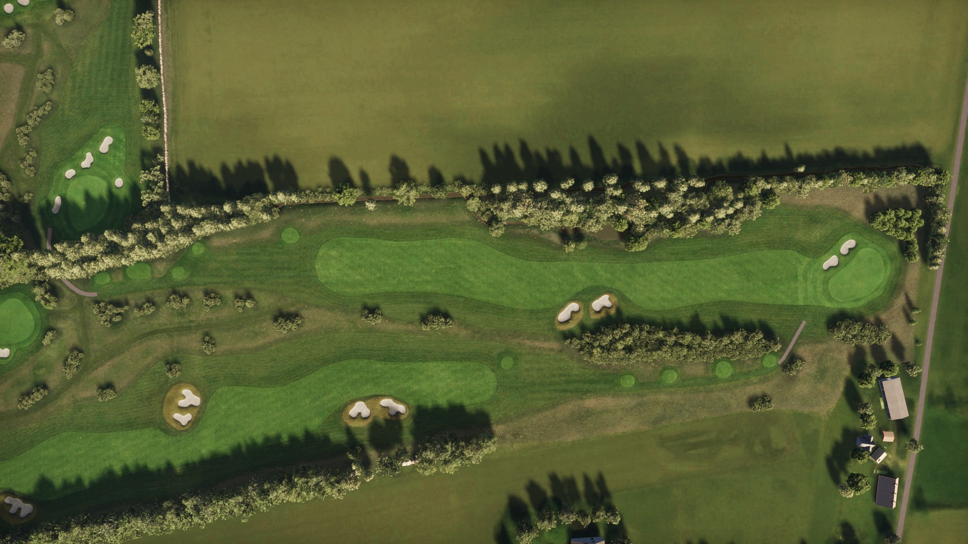 Hole 4 at Elisefarm Golf Club