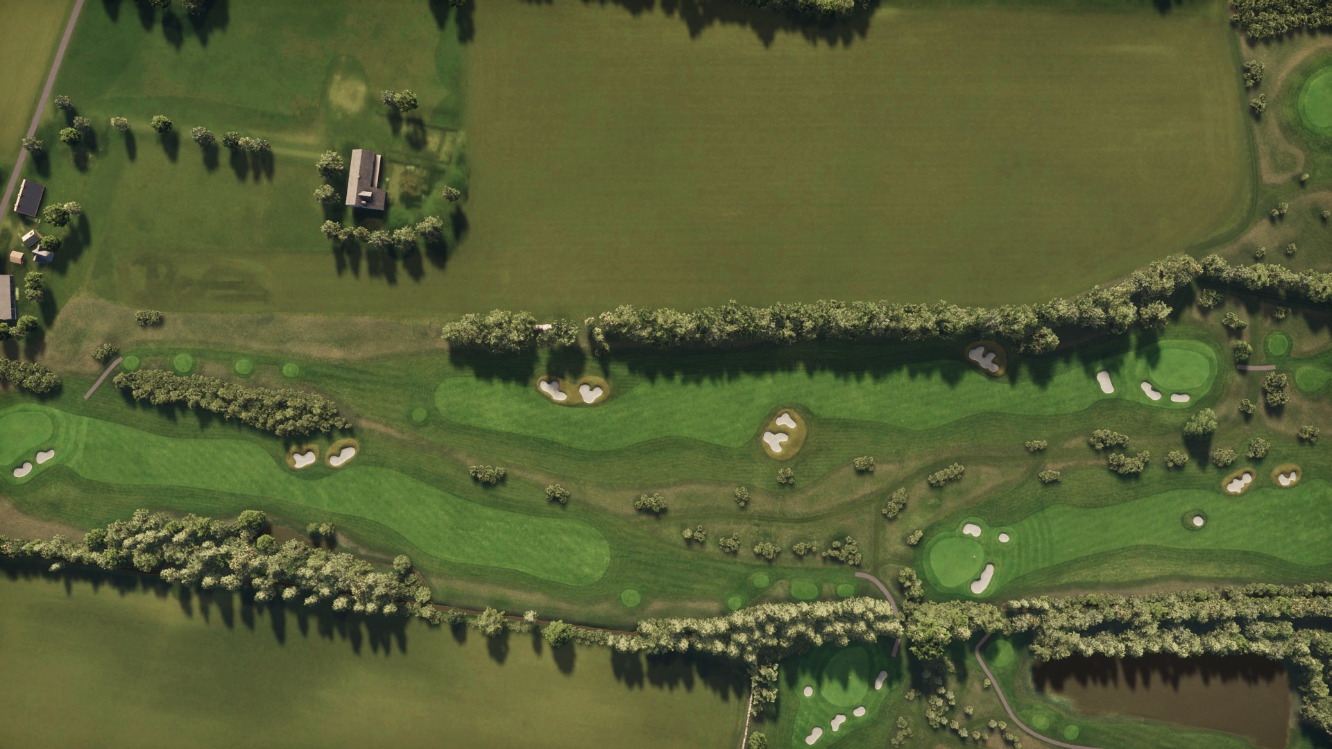 Hole 5 at Elisefarm Golf Club