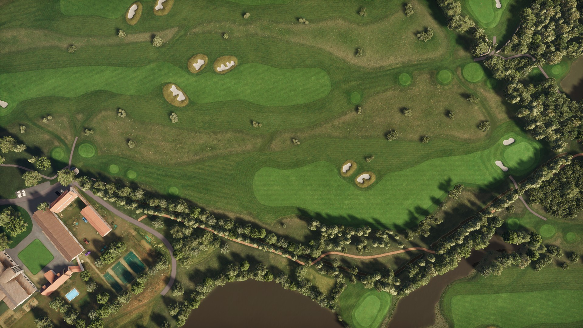 Hole 10 at Elisefarm Golf Club