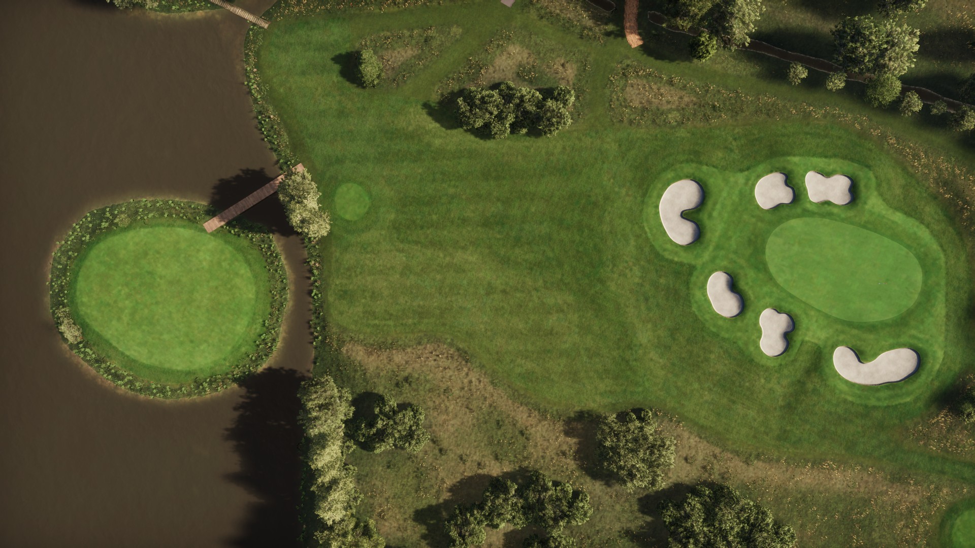 Hole 13 at Elisefarm Golf Club