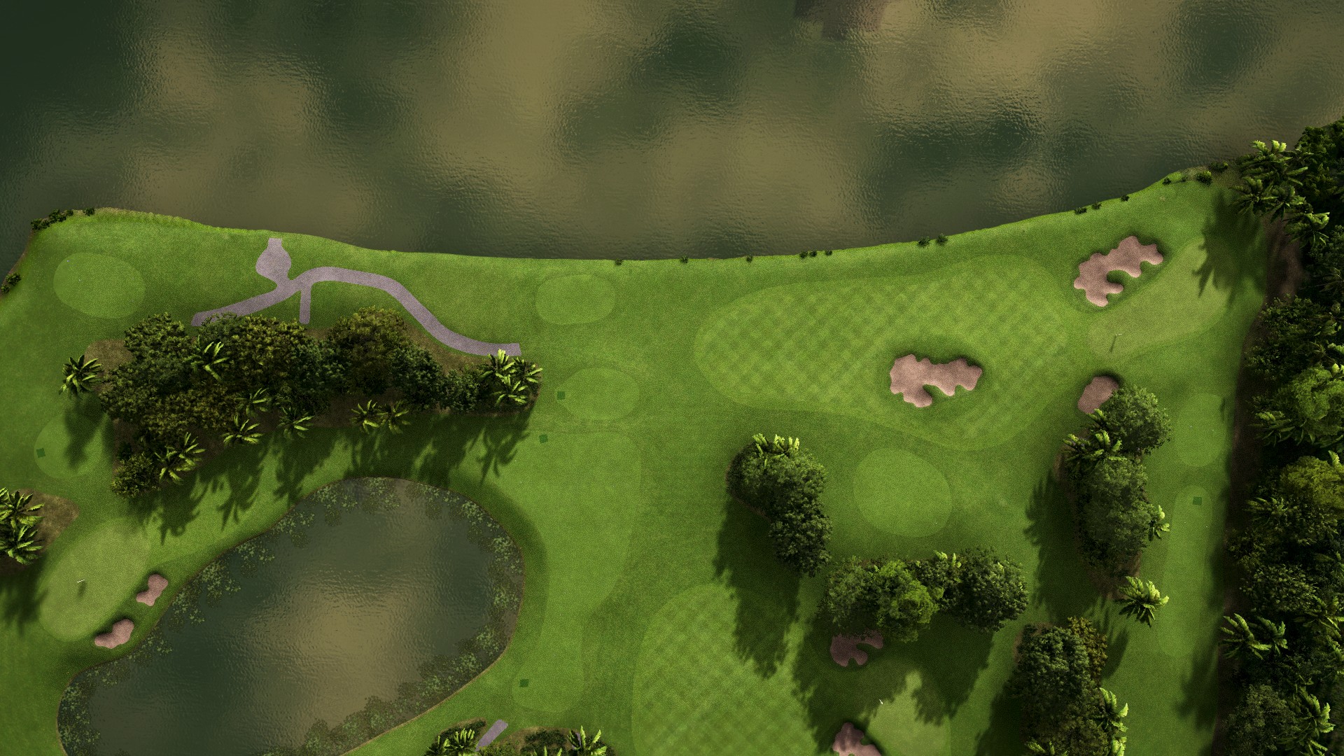 Hole 4 at Els Performance Golf Academy