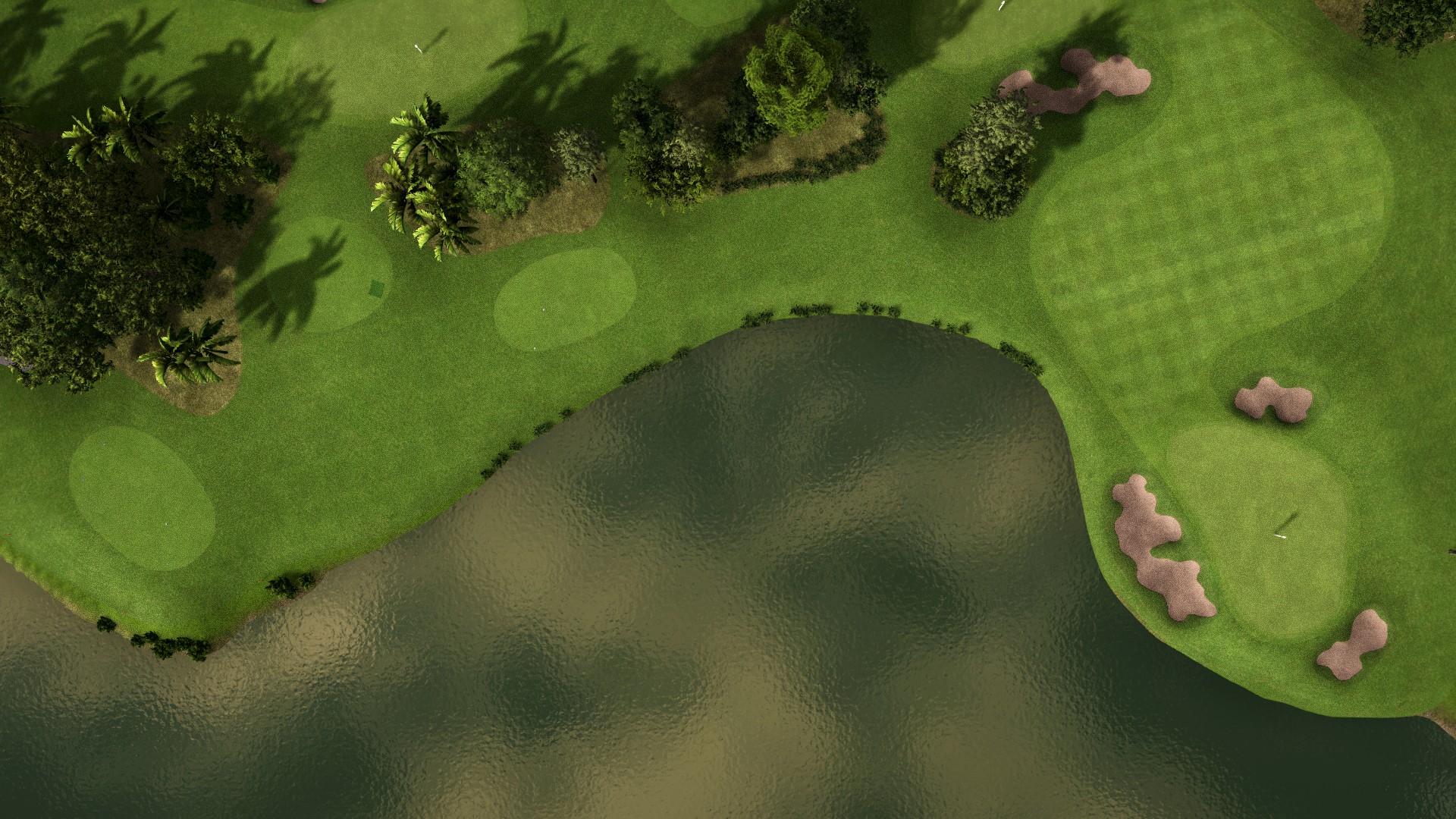 Hole 9 at Els Performance Golf Academy