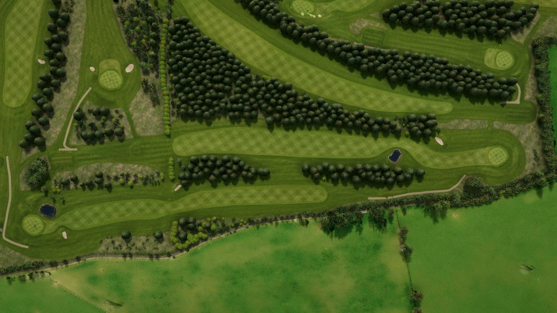 Hole 12 at Etchinghill G.C Leas Course