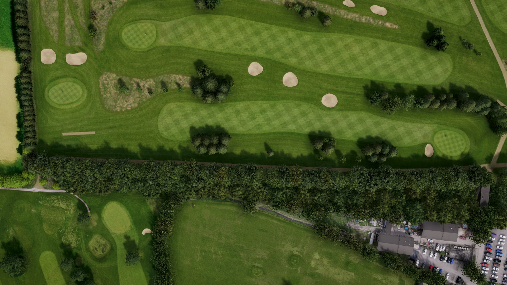 Hole 18 at Etchinghill G.C Leas Course
