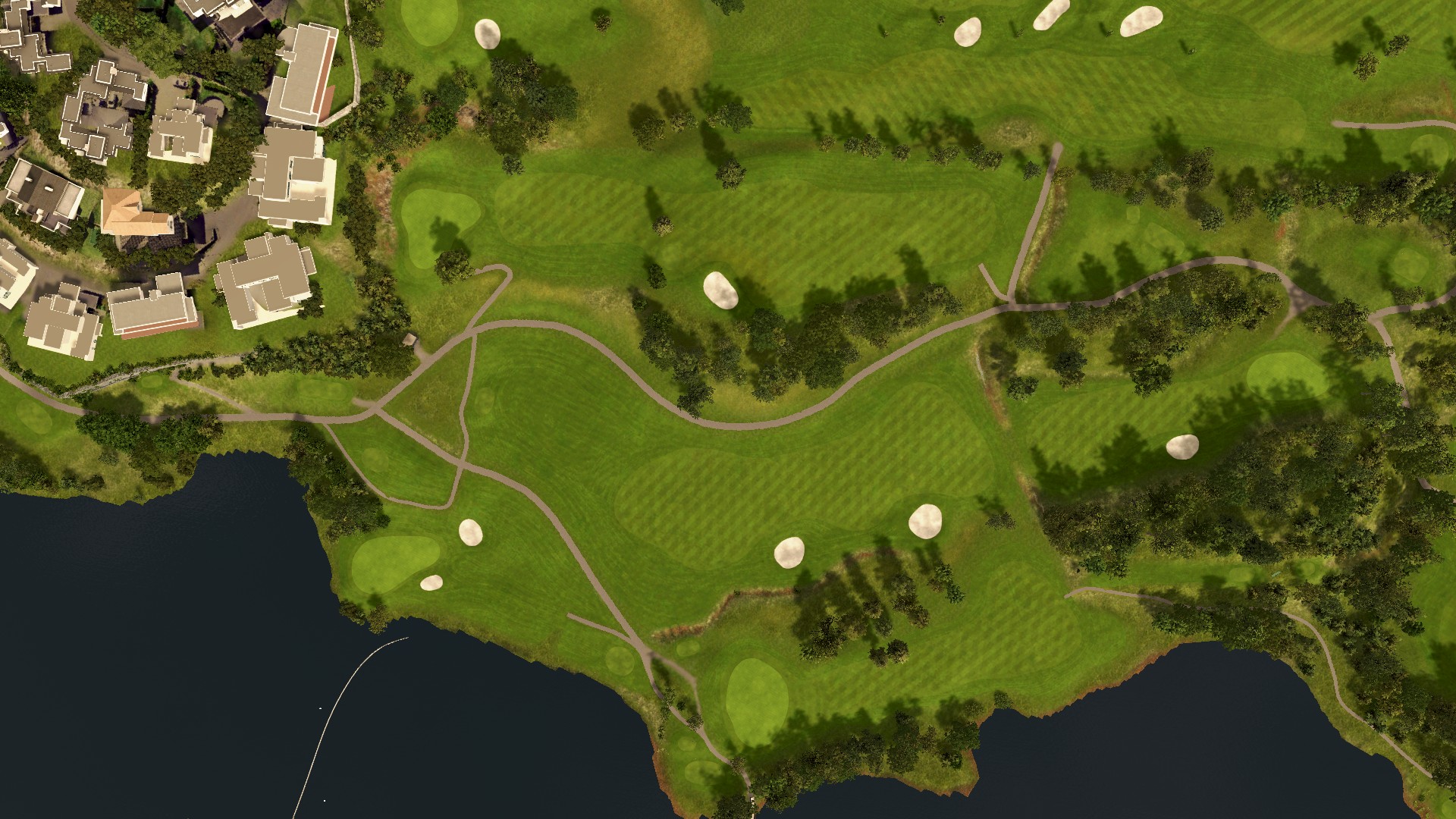 Hole 10 at Fana Golfklubb