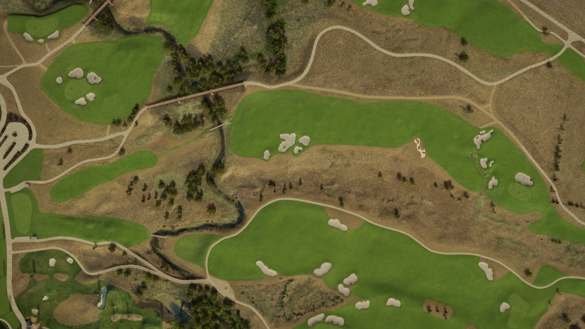 Hole 1 at Fields Ranch East at PGA Frisco