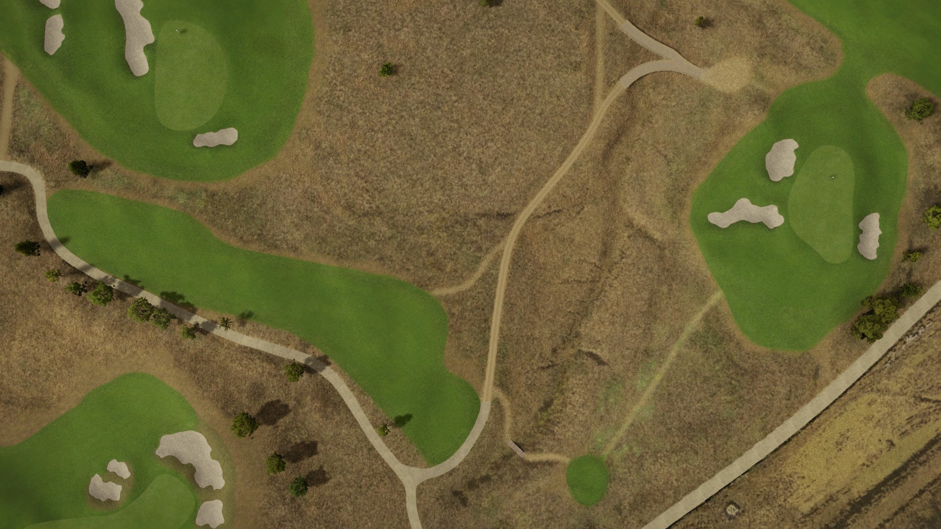 Hole 4 at Fields Ranch East at PGA Frisco