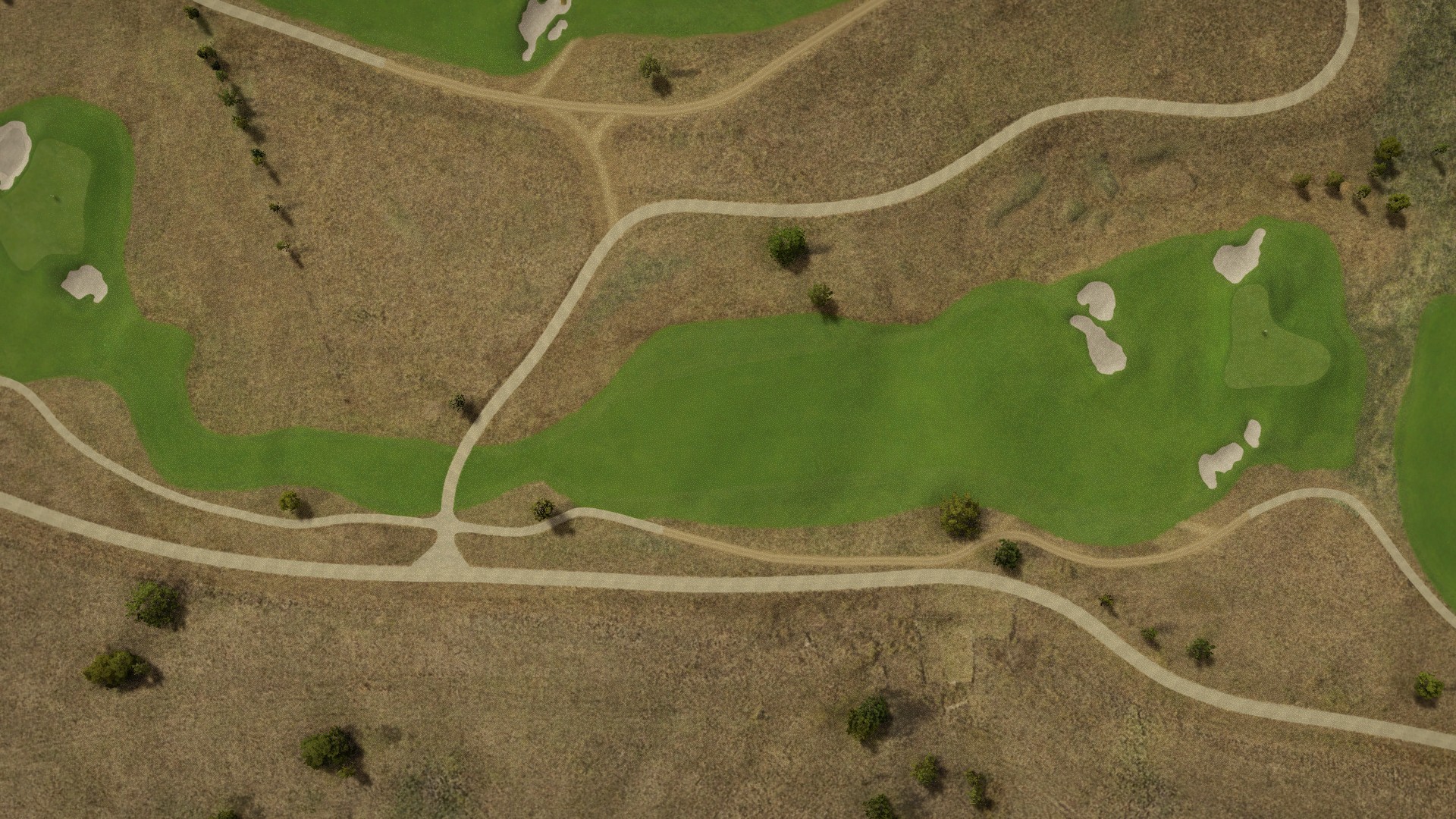 Hole 7 at Fields Ranch East at PGA Frisco