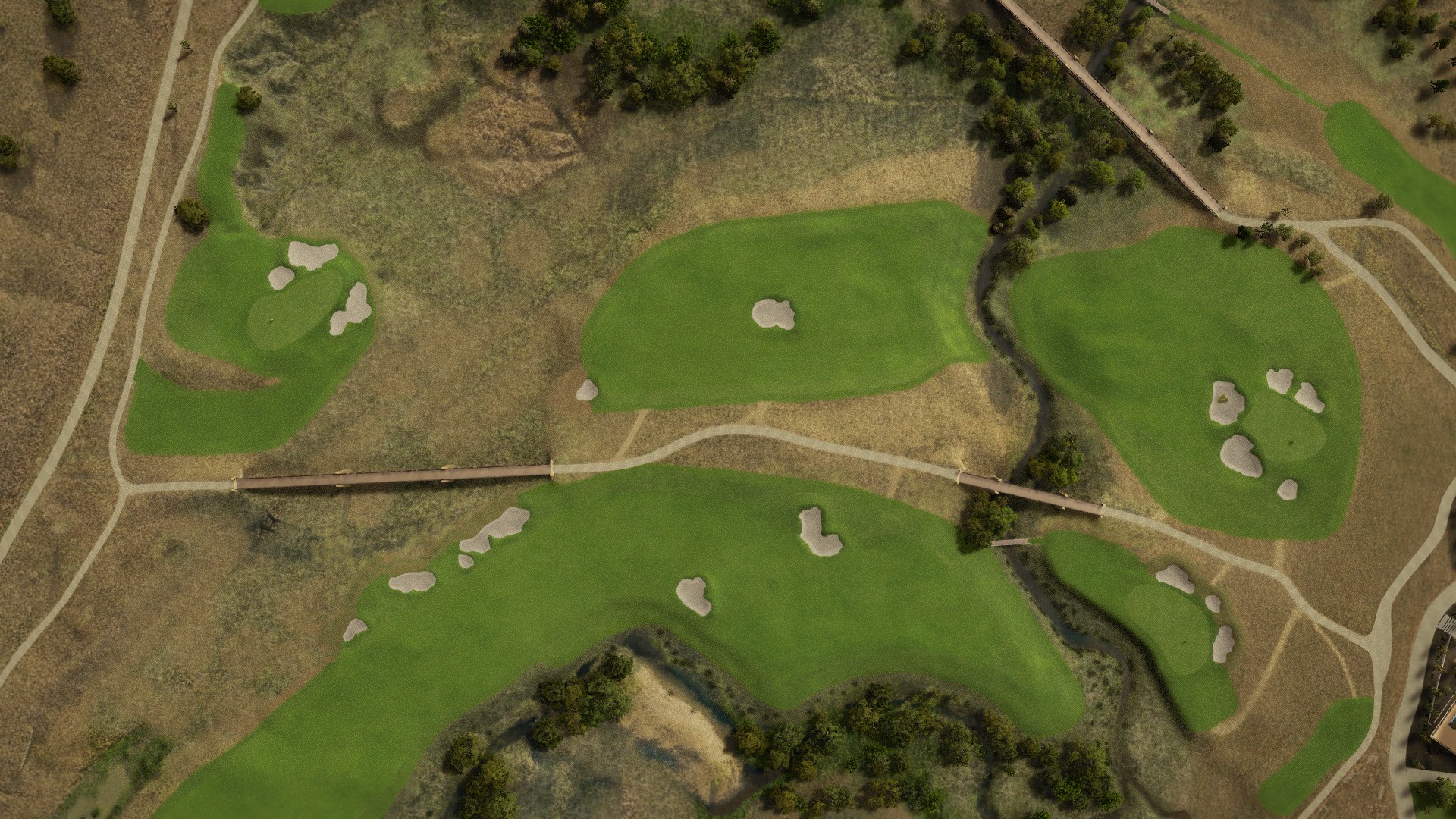 Hole 9 at Fields Ranch East at PGA Frisco