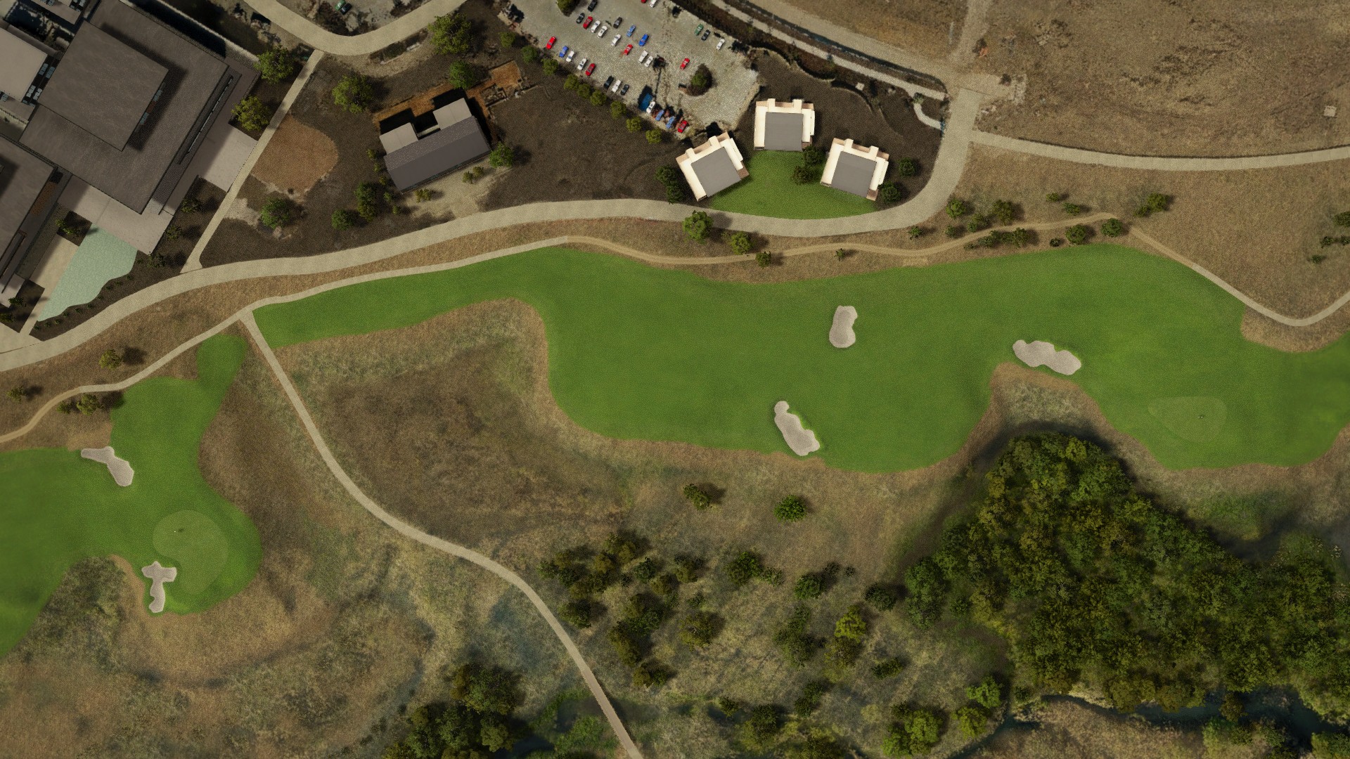 Hole 11 at Fields Ranch East at PGA Frisco