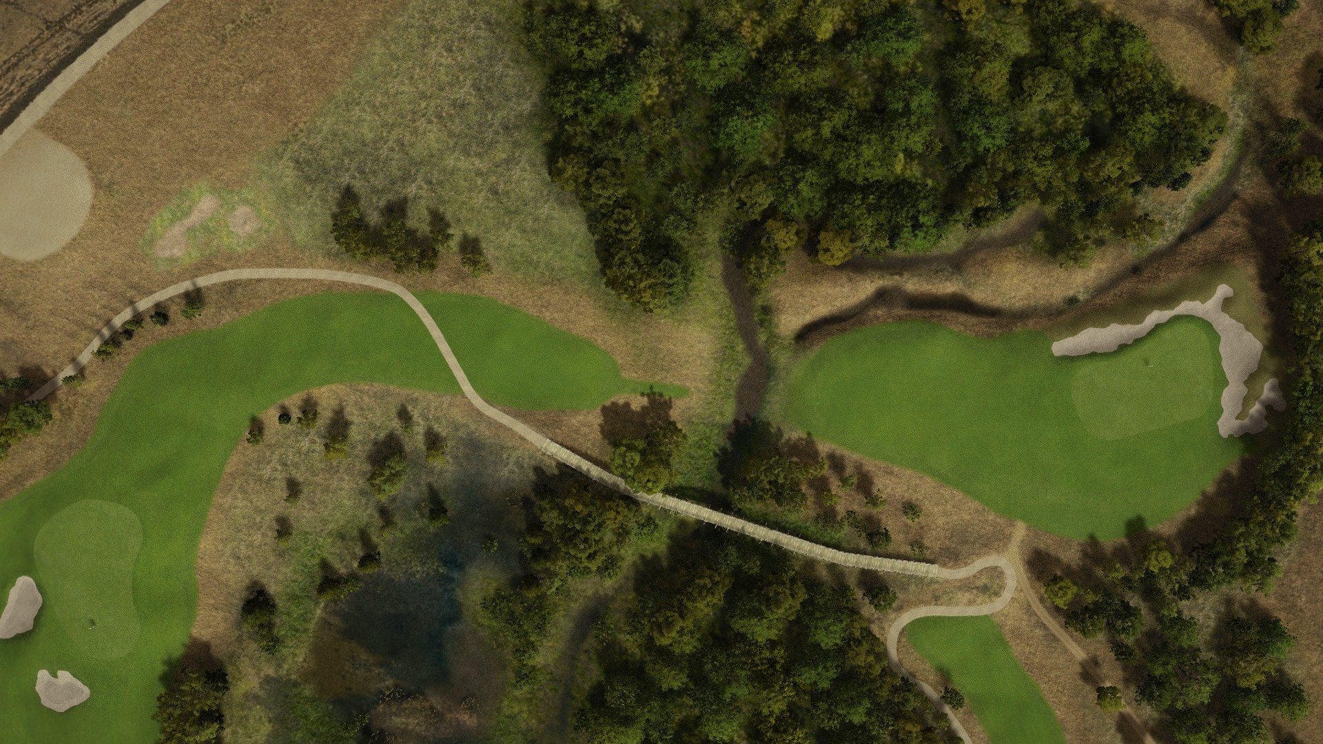 Hole 13 at Fields Ranch East at PGA Frisco