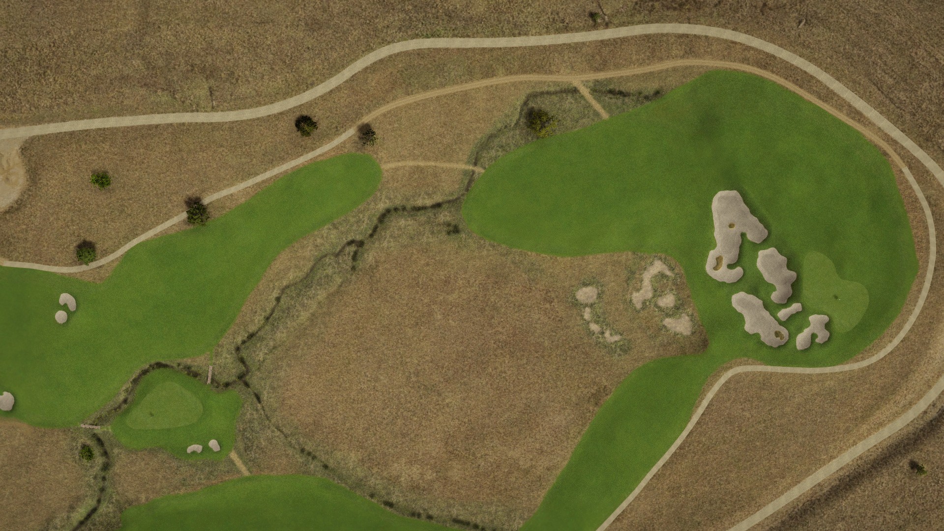 Hole 15 at Fields Ranch East at PGA Frisco