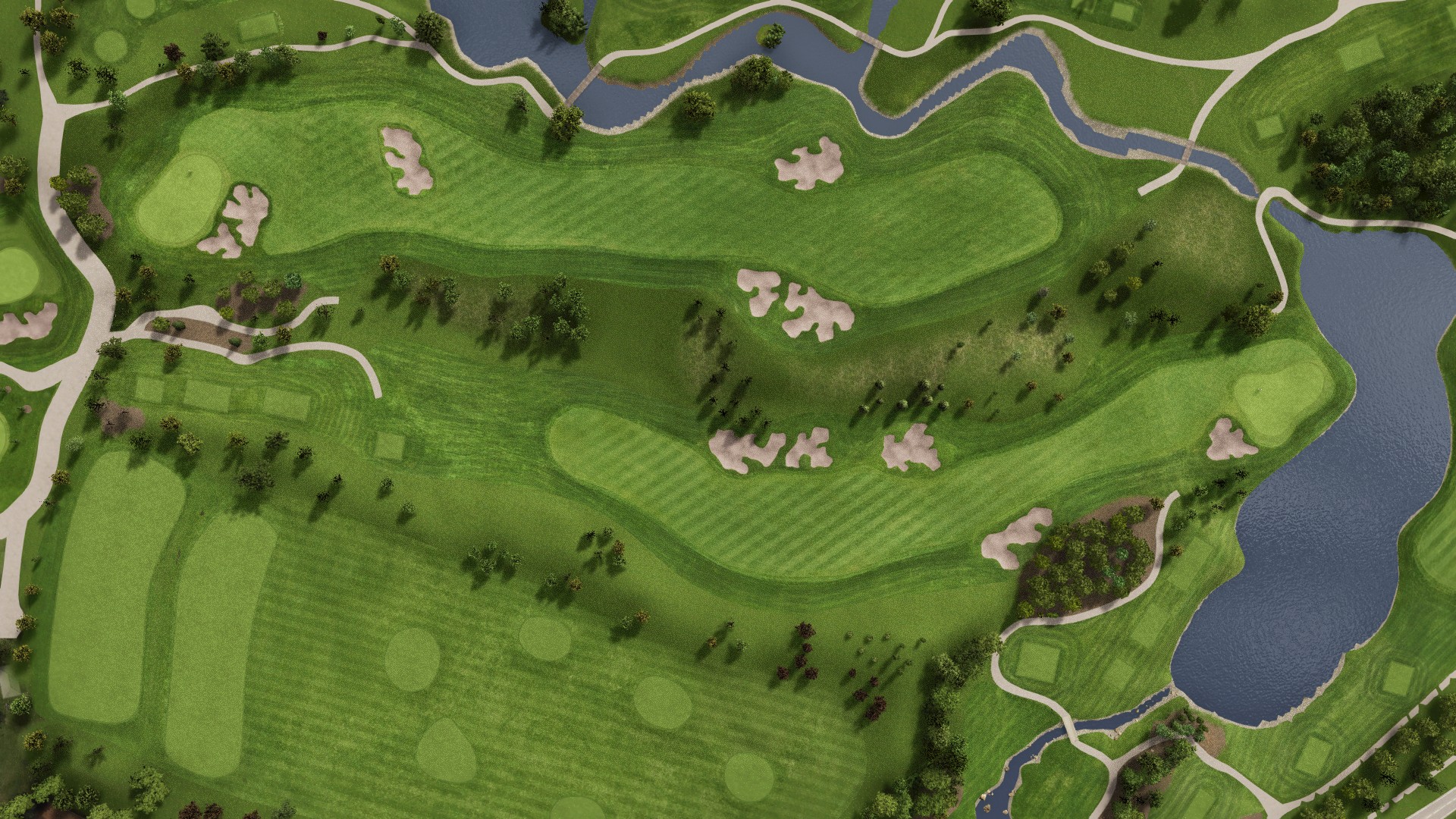 Hole 1 at Fontana GC