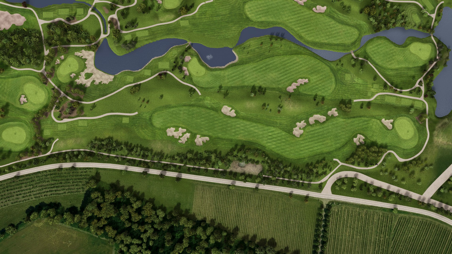 Hole 13 at Fontana GC