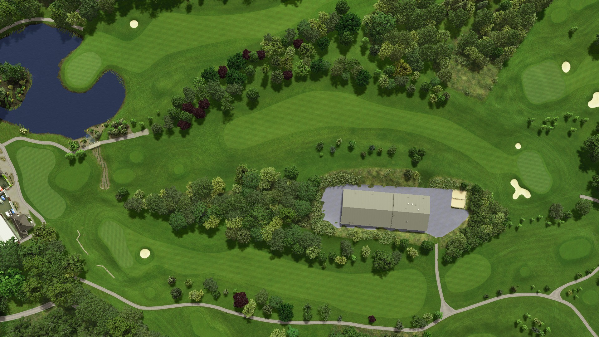 Hole 10 at Fota Island - Barryscourt