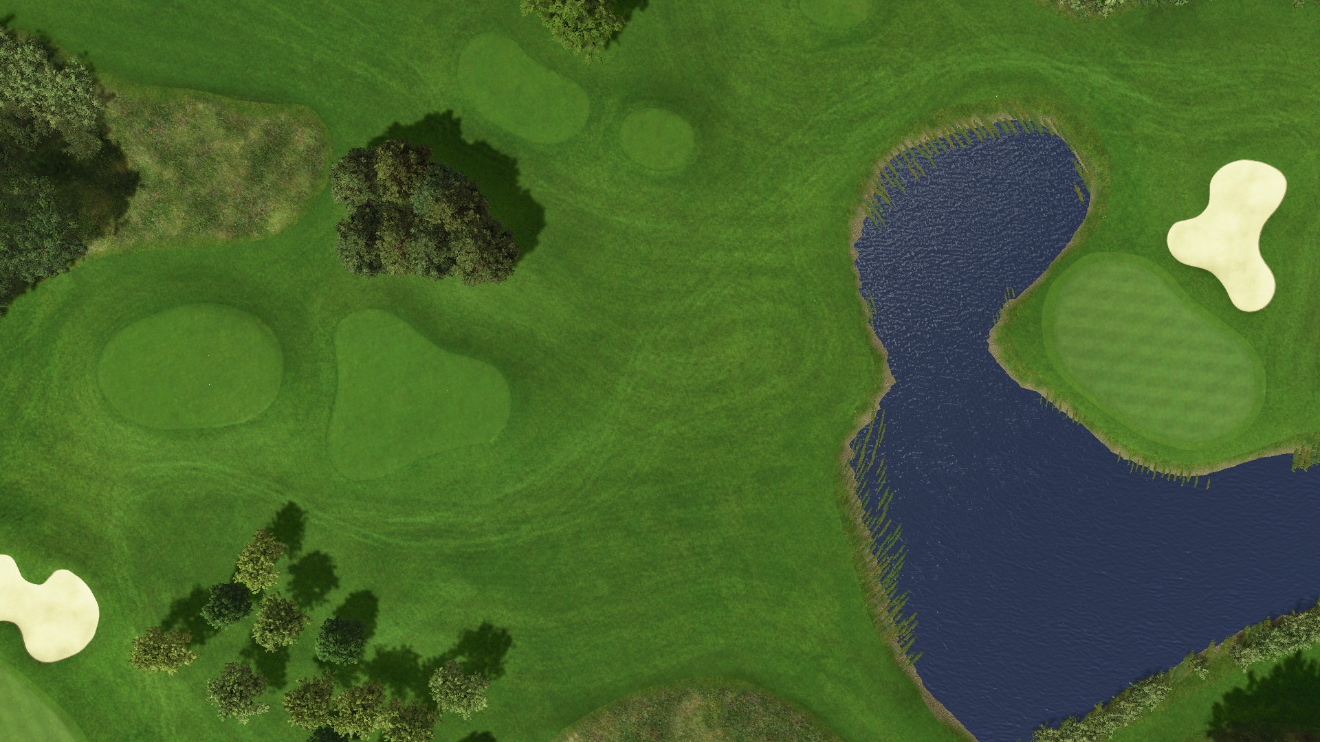 Hole 12 at Fota Island - Barryscourt