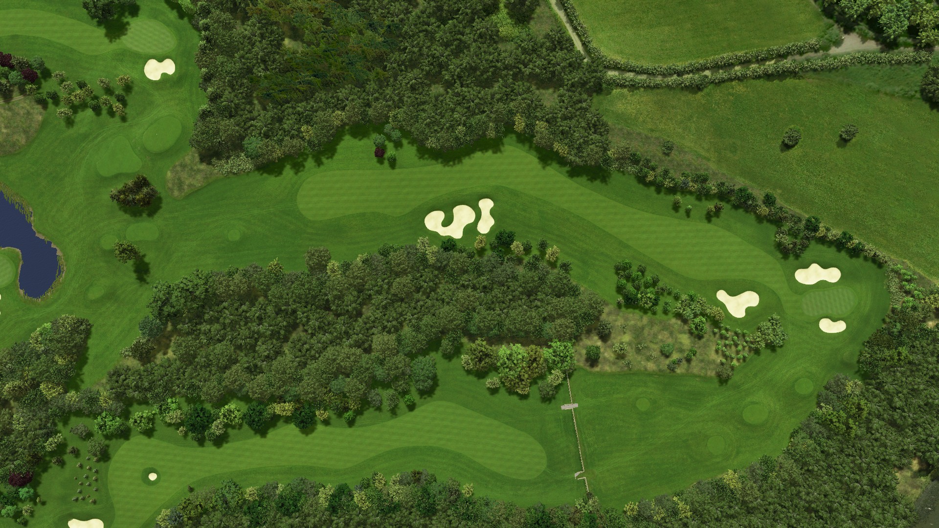 Hole 13 at Fota Island - Barryscourt