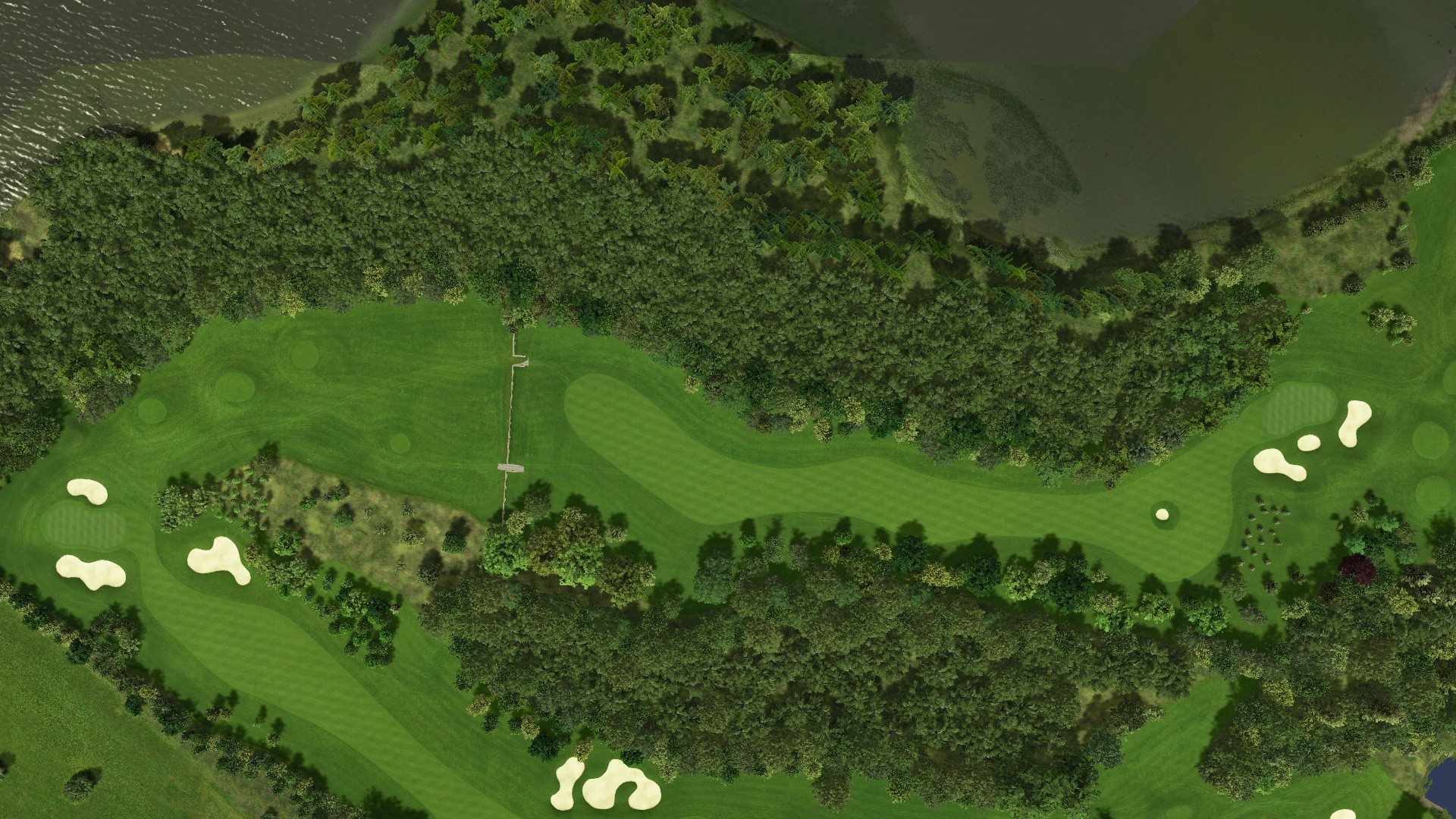 Hole 14 at Fota Island - Barryscourt