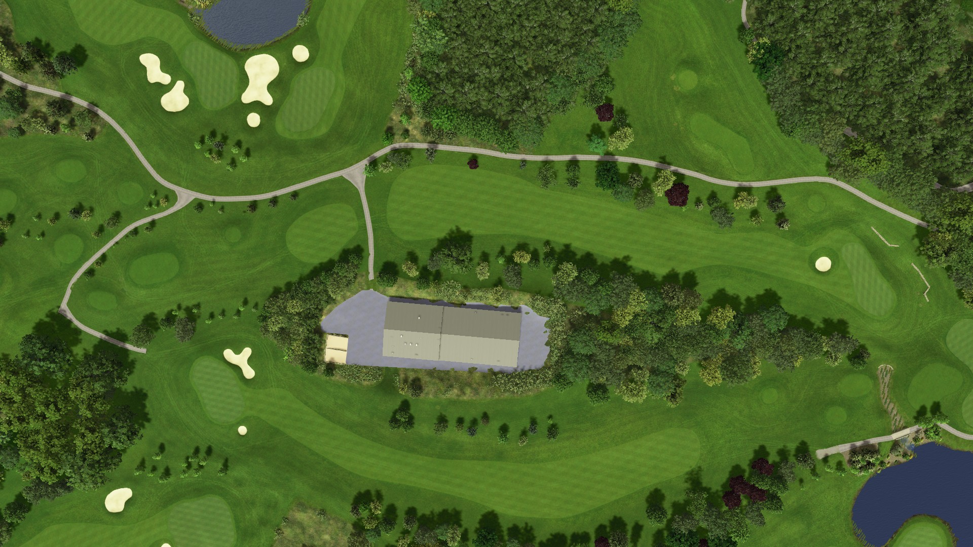Hole 18 at Fota Island - Barryscourt