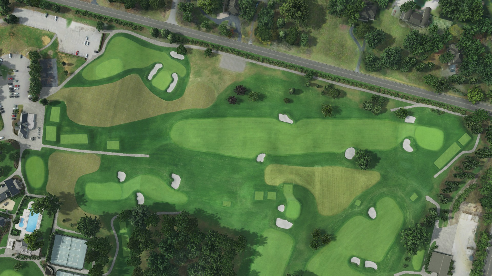 Hole 1 at Franklin Hills CC