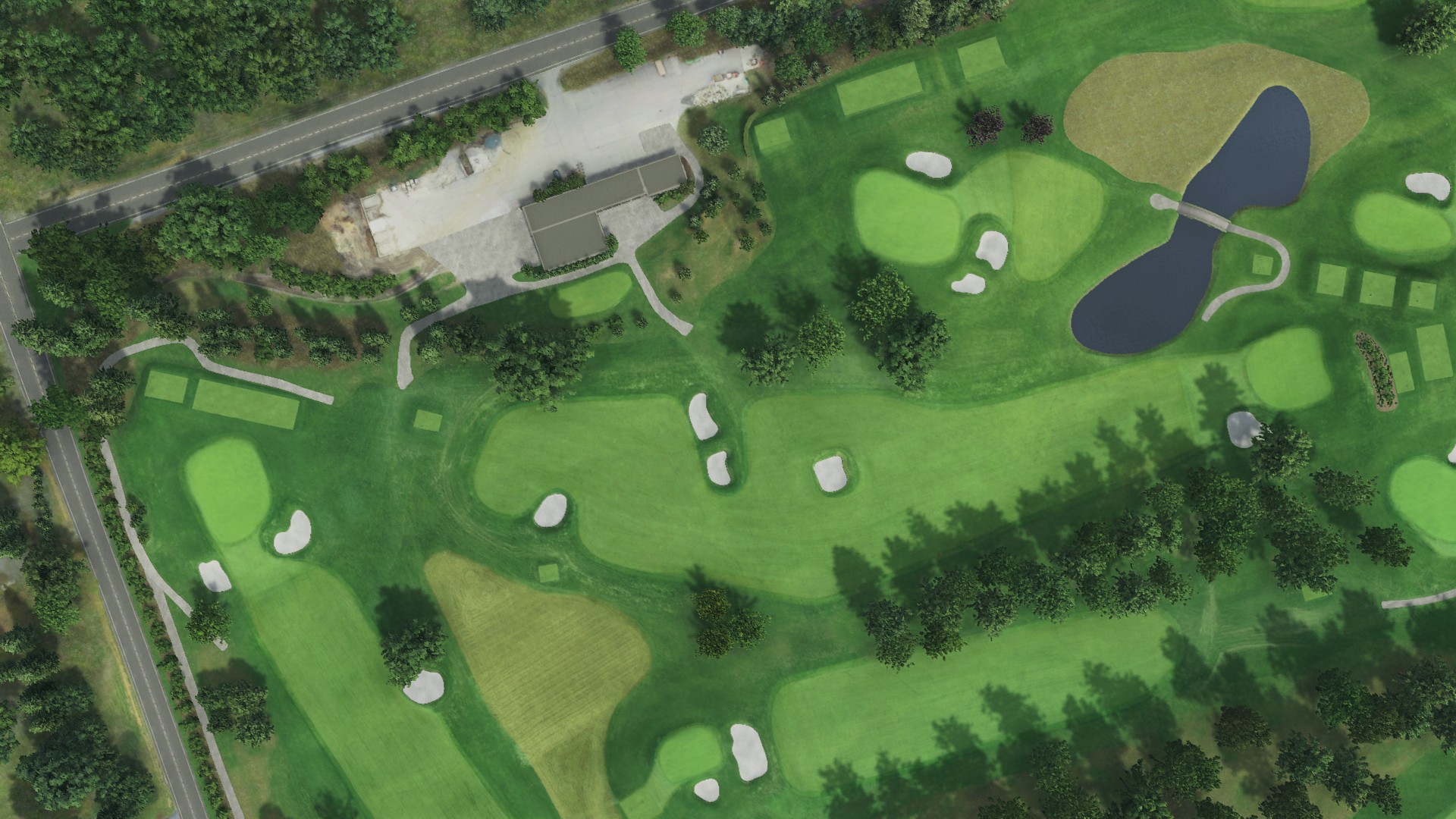 Hole 2 at Franklin Hills CC