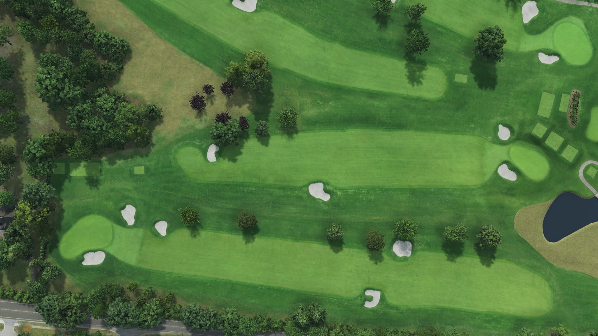 Hole 5 at Franklin Hills CC