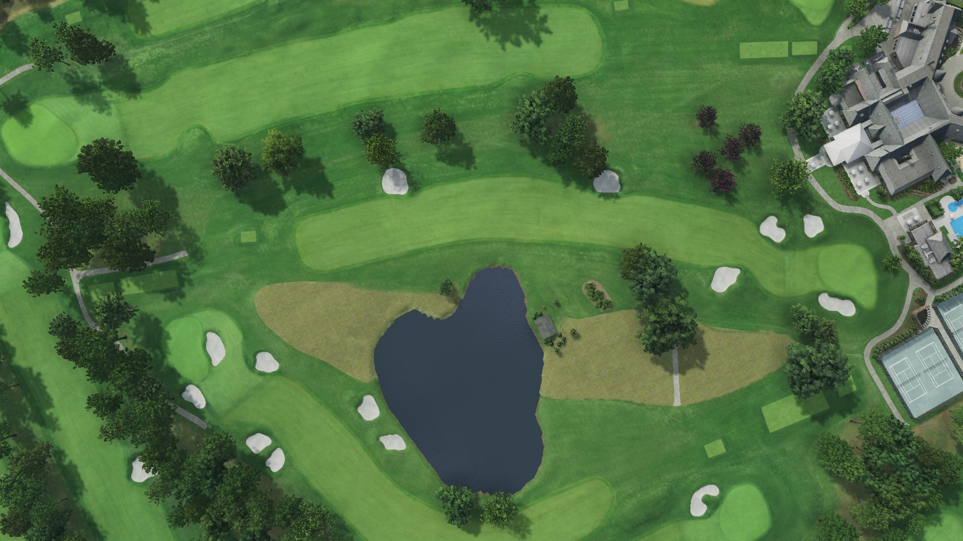 Hole 18 at Franklin Hills CC